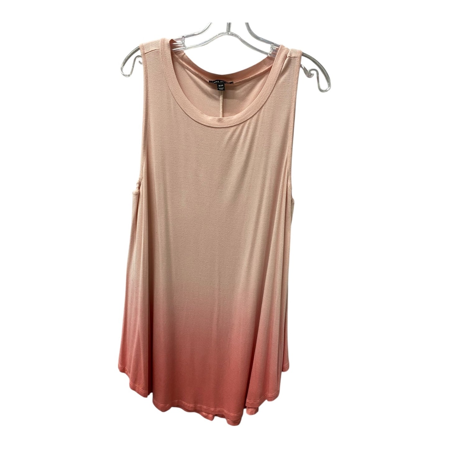 Top Sleeveless By Lane Bryant In Pink, Size:1X