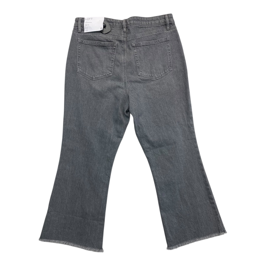 Jeans Cropped By Loft In Grey, Size:12