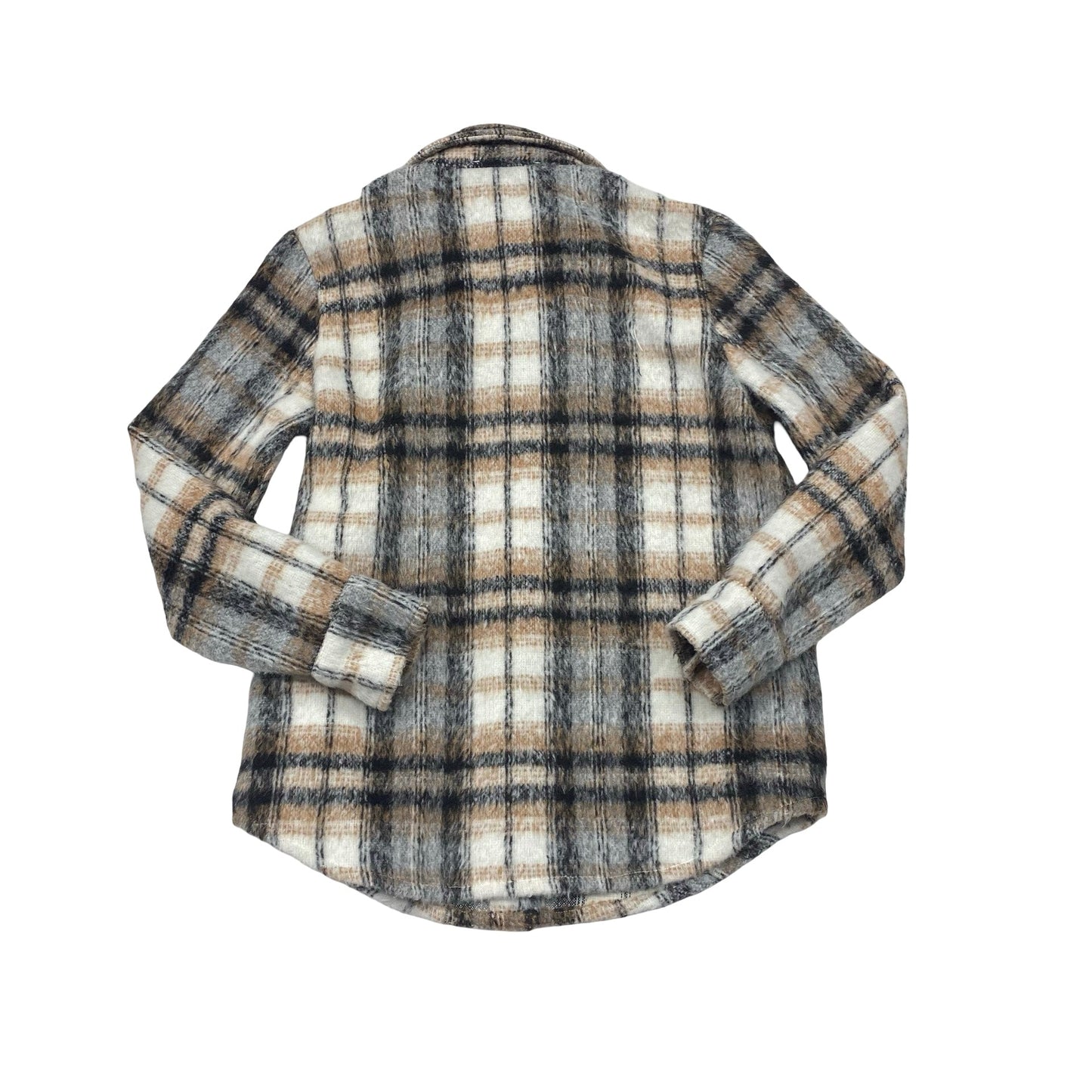 Jacket Shirt By Bb Dakota In Plaid Pattern, Size:M