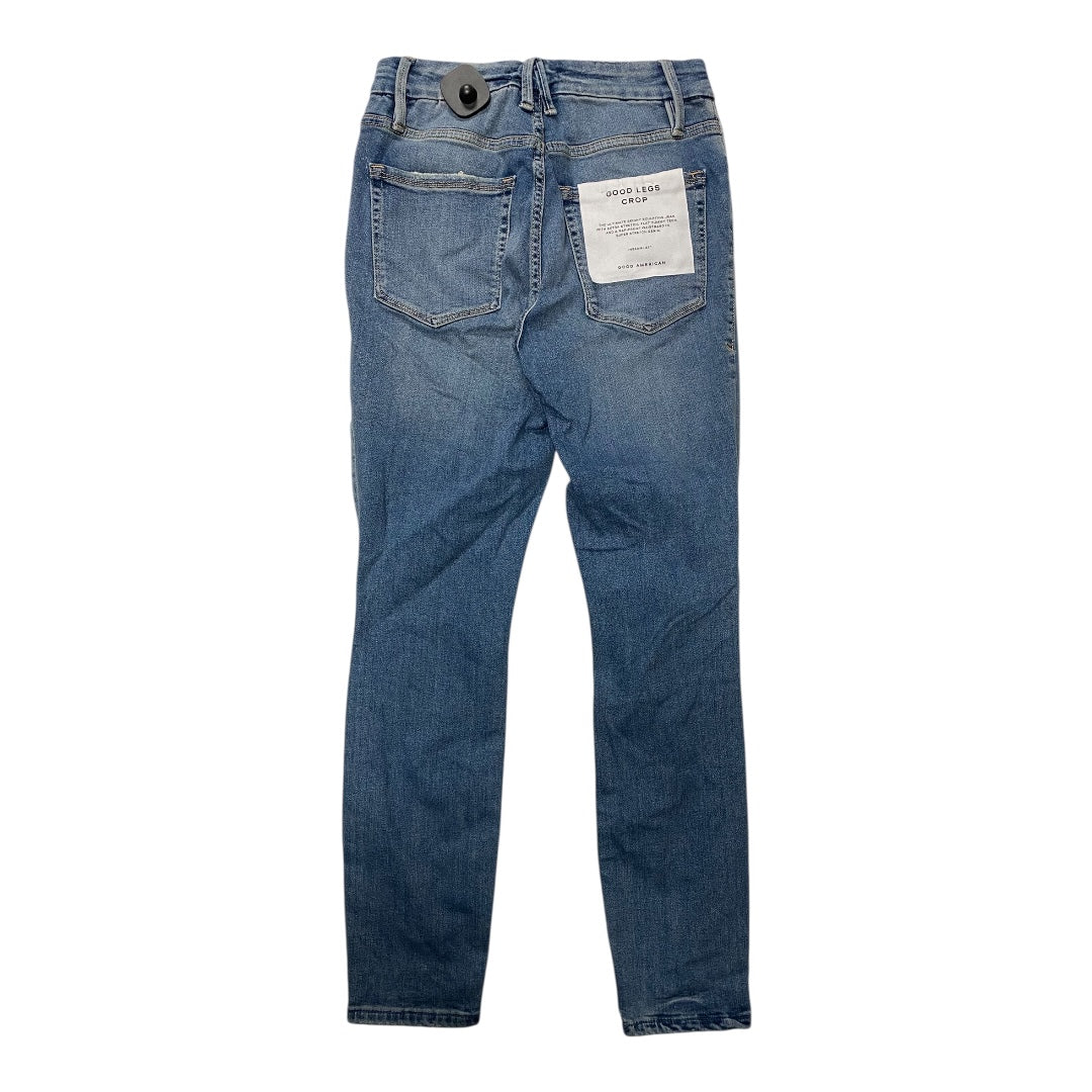 Jeans Skinny By Good American In Blue Denim, Size:6