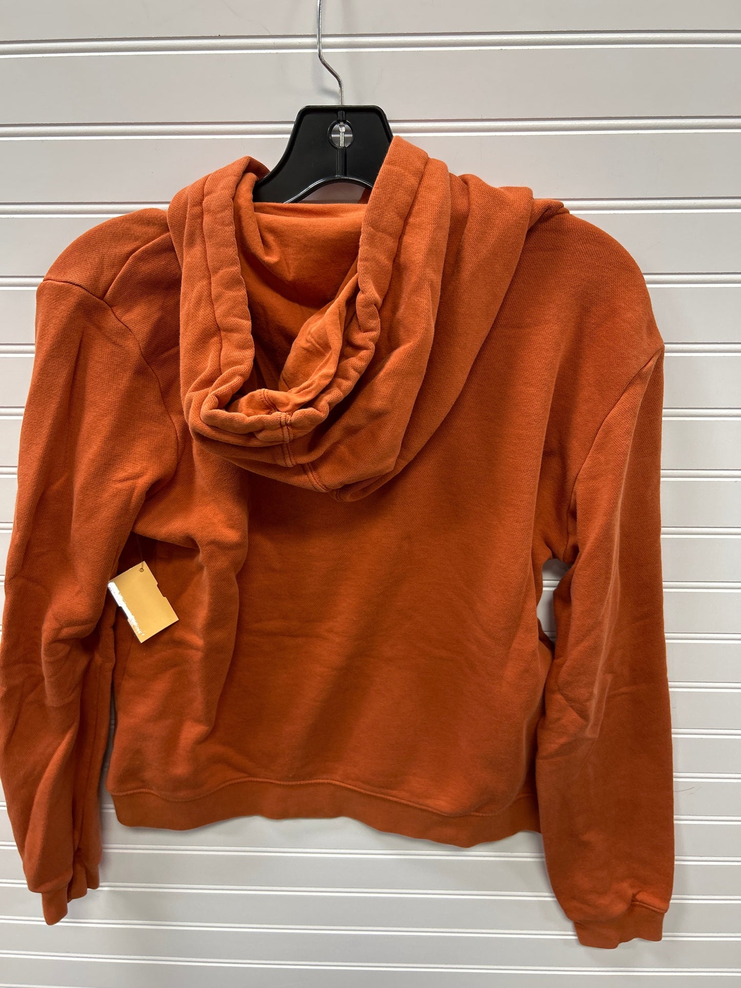 Athletic Sweatshirt Hoodie By Nike Apparel In Orange, Size:M