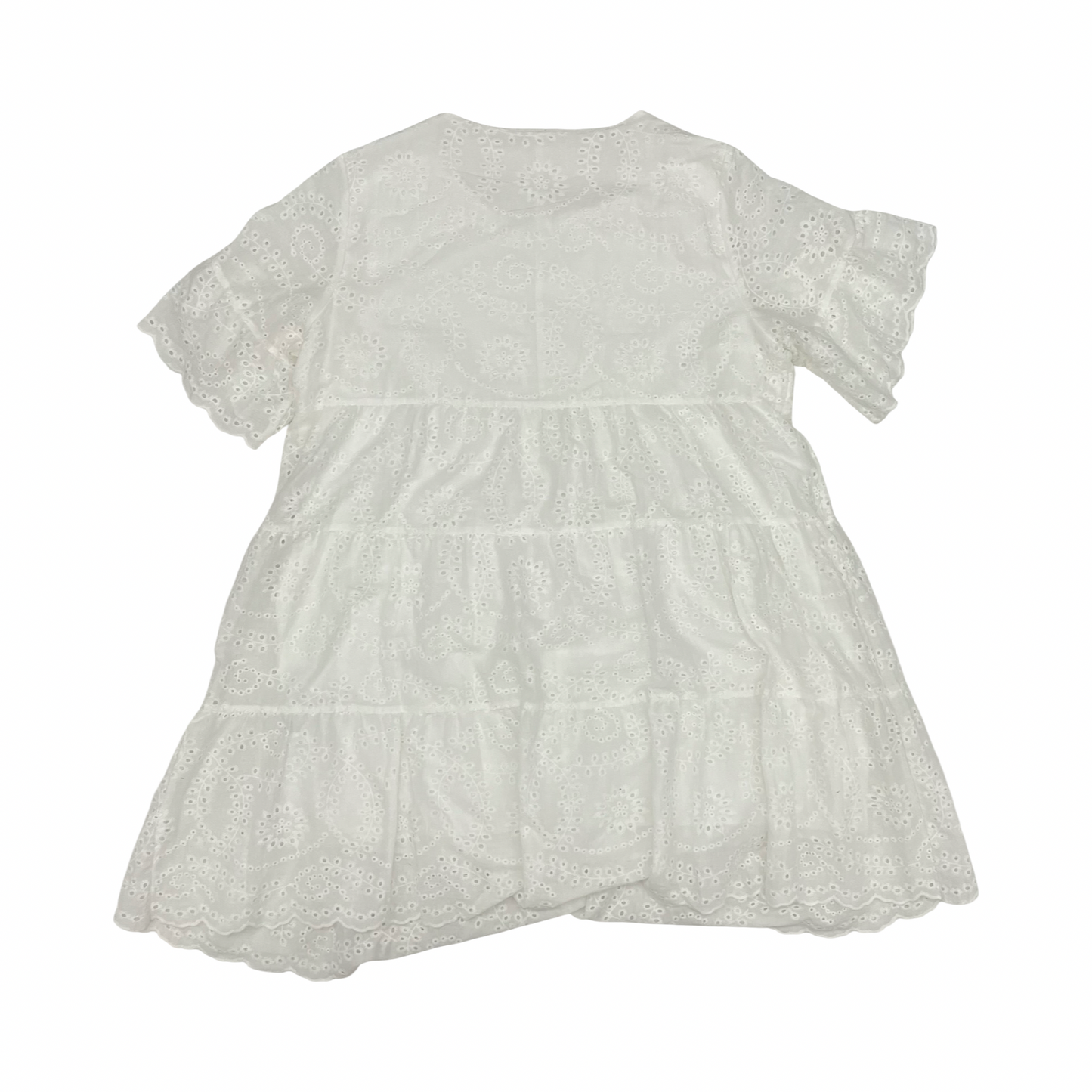 Dress Casual Short By Shein In White, Size:2X