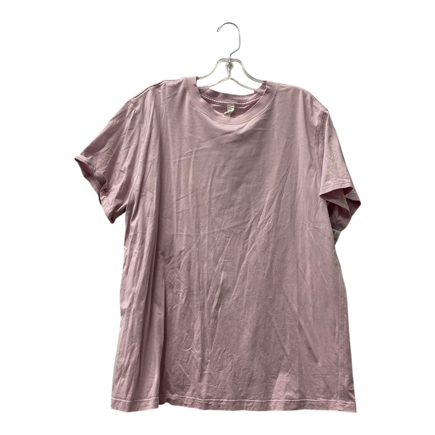 Athletic Top Ss By Lululemon In Purple, Size:M