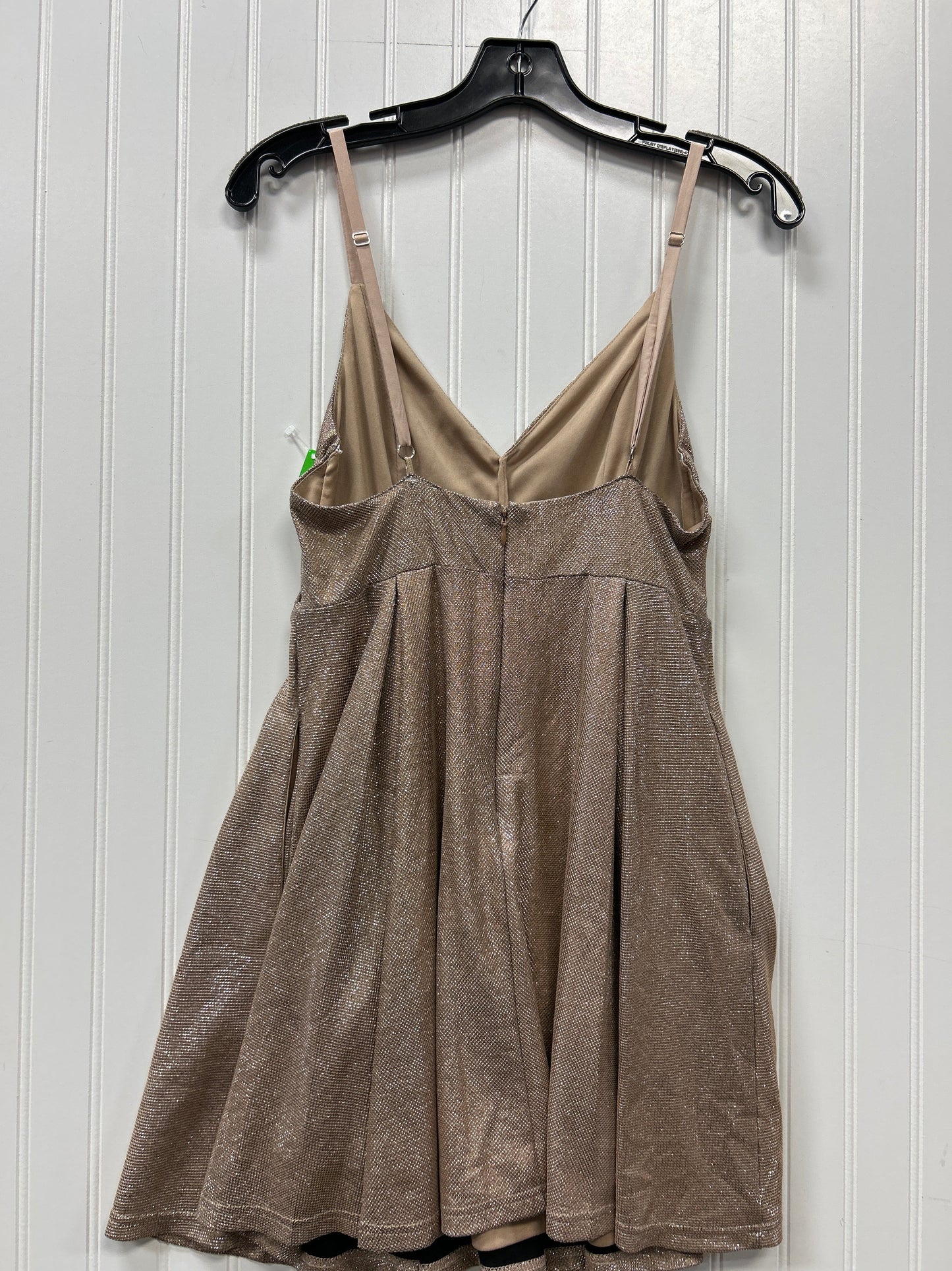 Dress Party Short By Lulus In Gold, Size:M