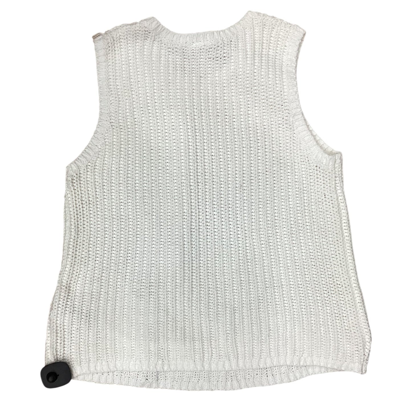 Vest Sweater By Old Navy In White, Size:L