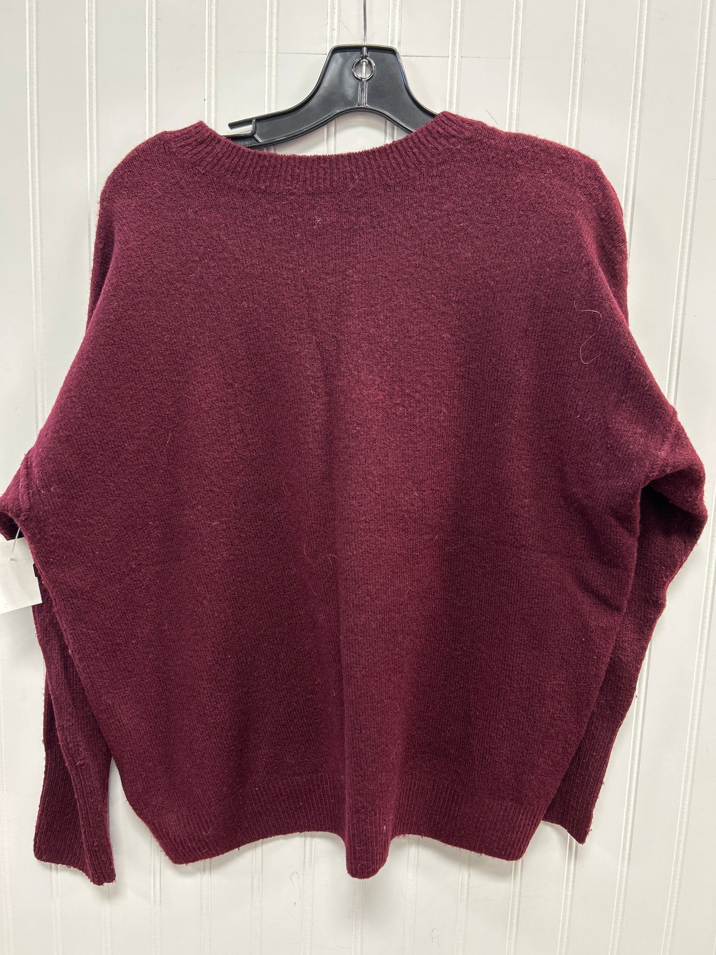 Sweater By Vince Camuto In Maroon, Size:S