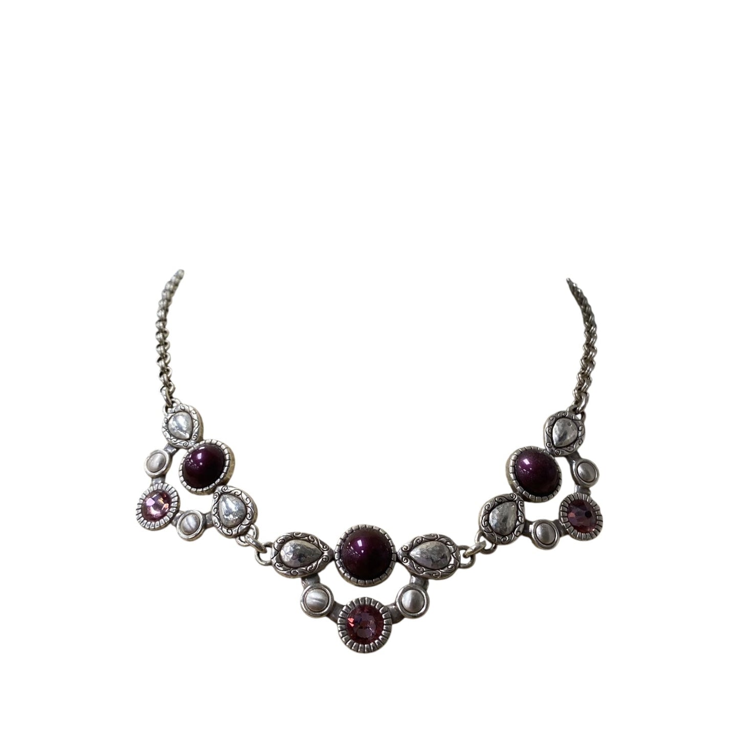 Necklace Statement By Brighton In Purple