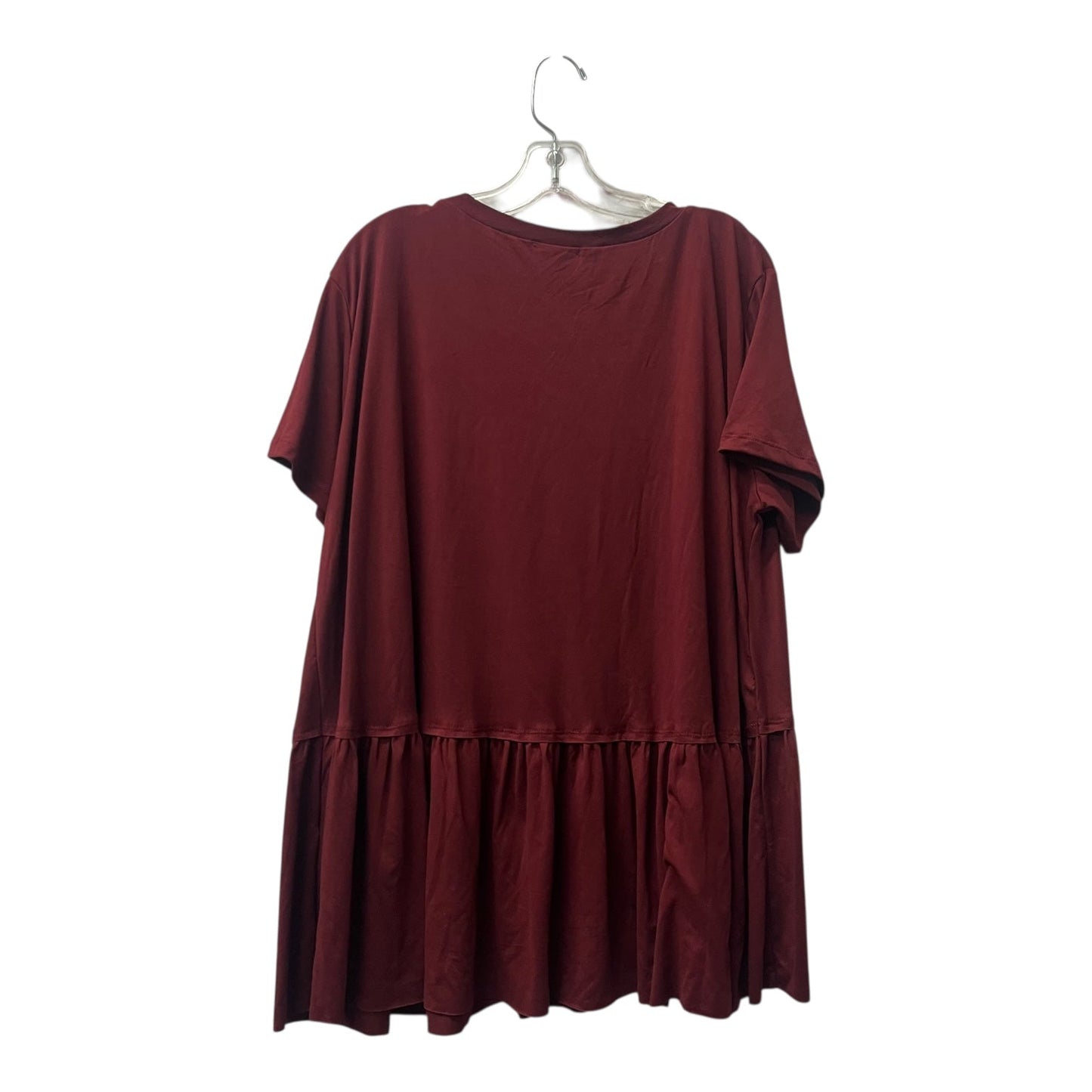 Top Ss By Entro In Red, Size:1X