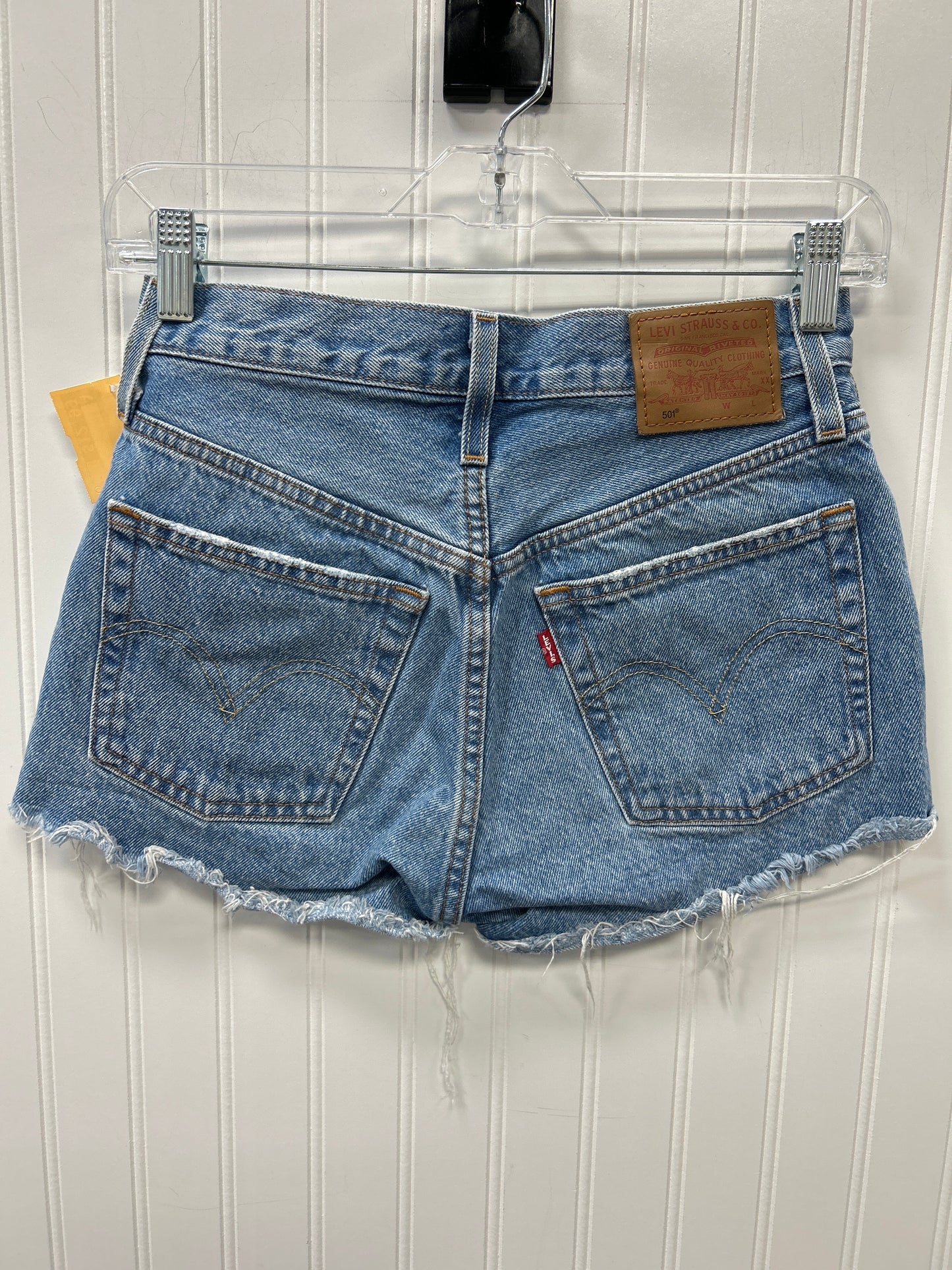 Shorts By Levis In Blue Denim, Size:2