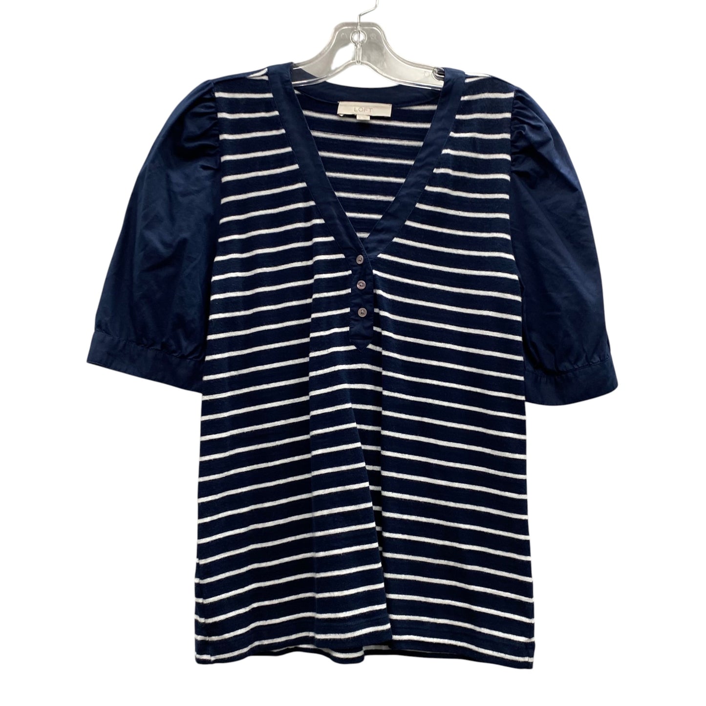 Top Ss By Loft In Blue, Size:S