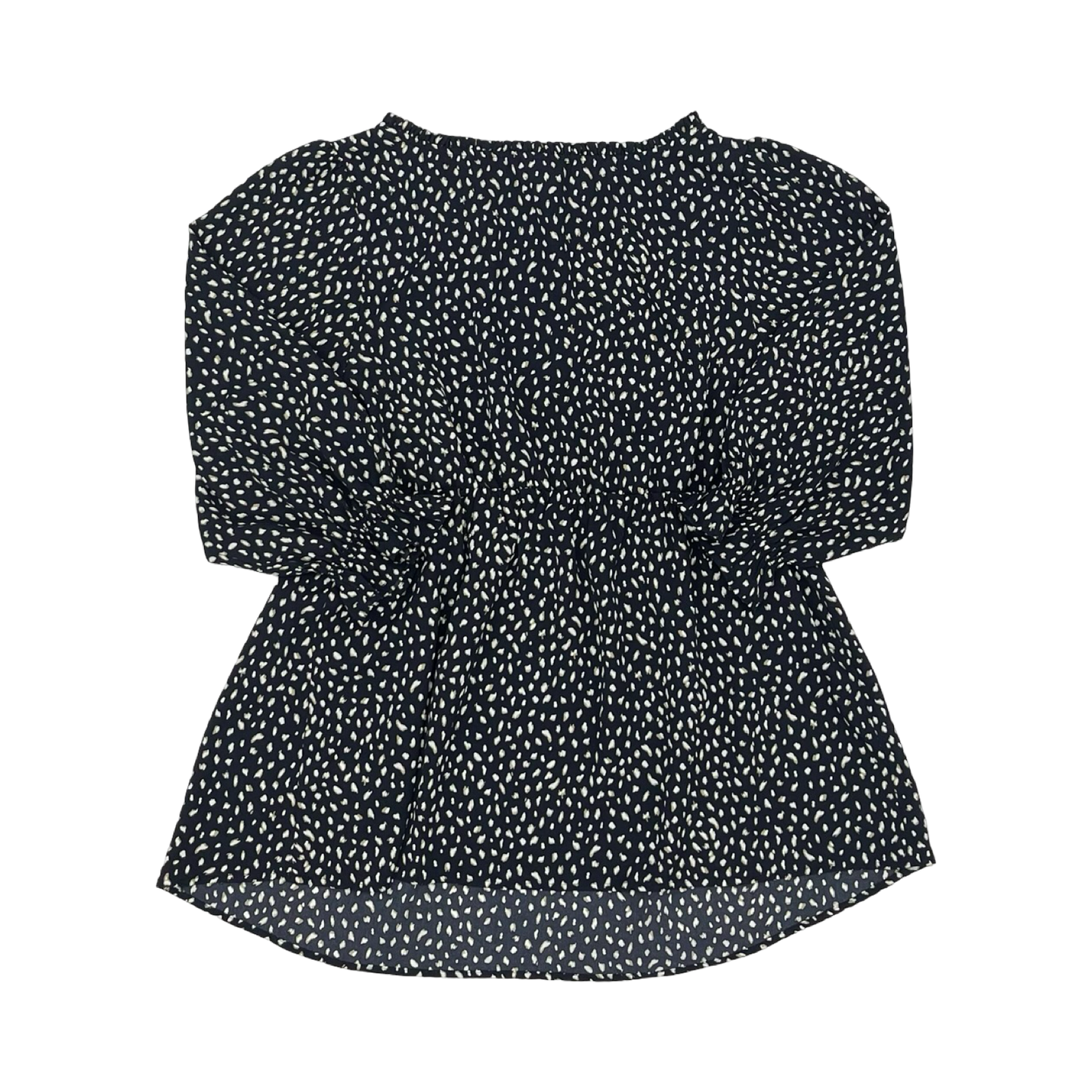 Mat Top Ls By Isabel Maternity In Blue & Cream