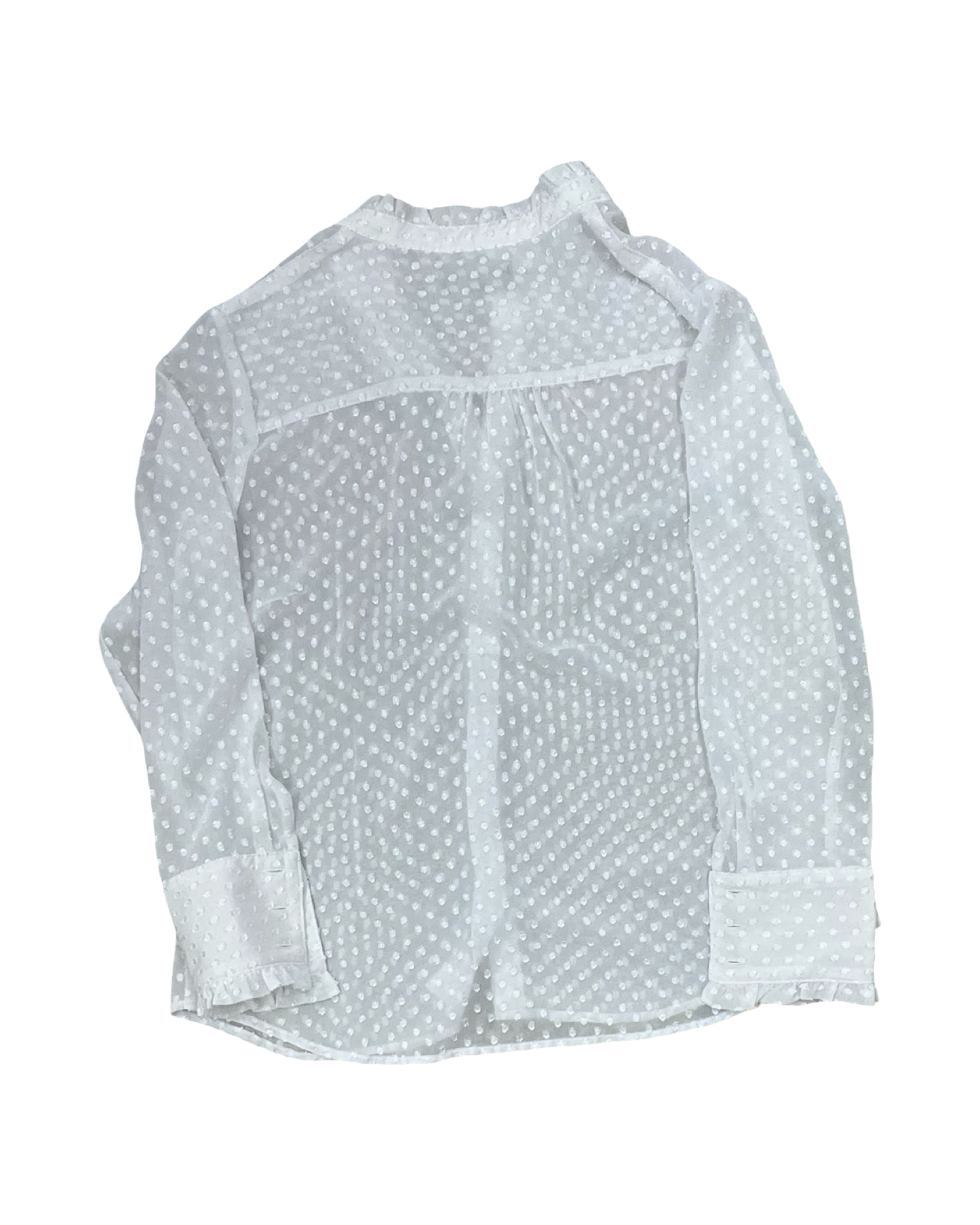 Top Ls By Banana Republic In White, Size:Mp