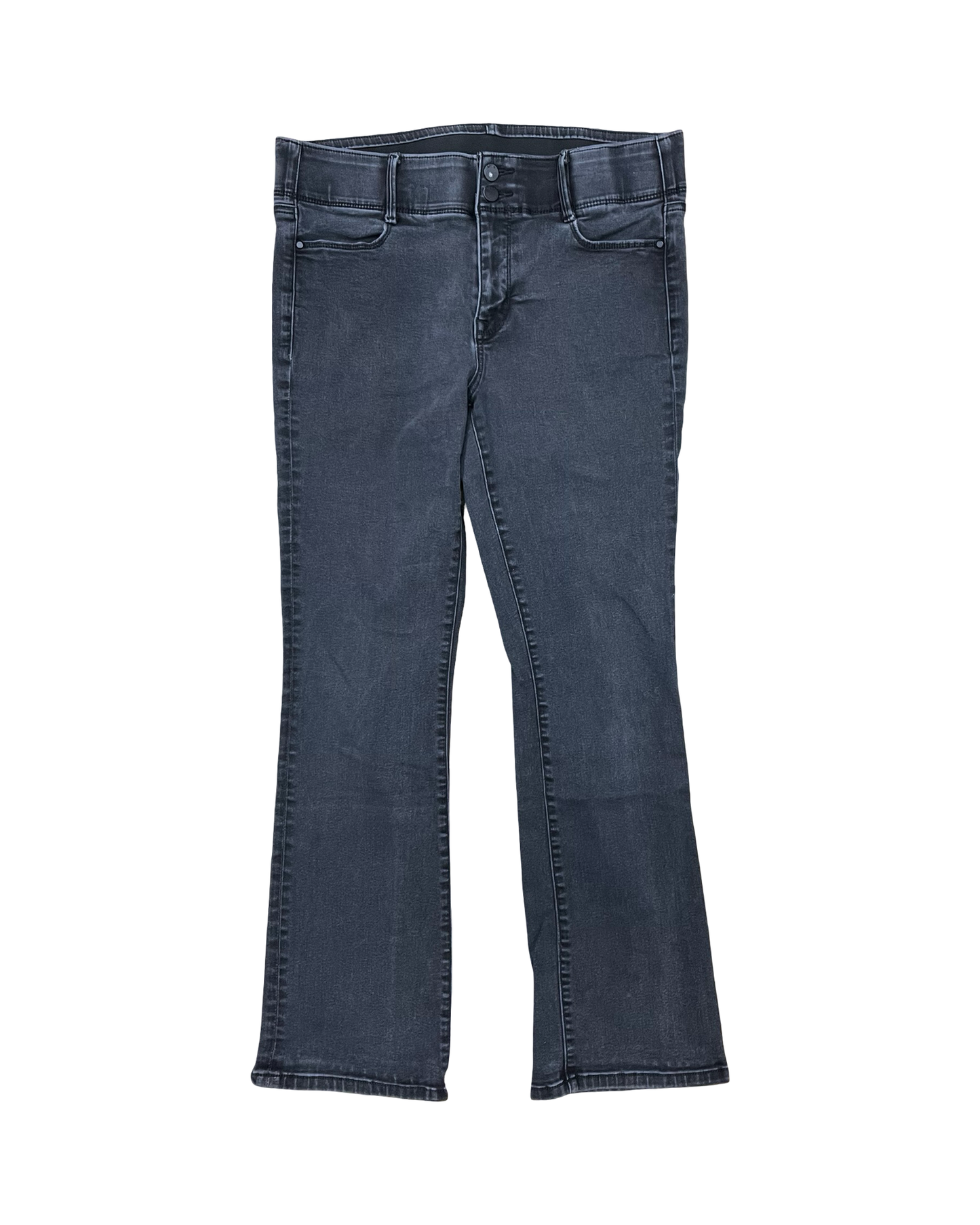 Jeans Boot Cut By Apt 9 In Black Denim, Size:14