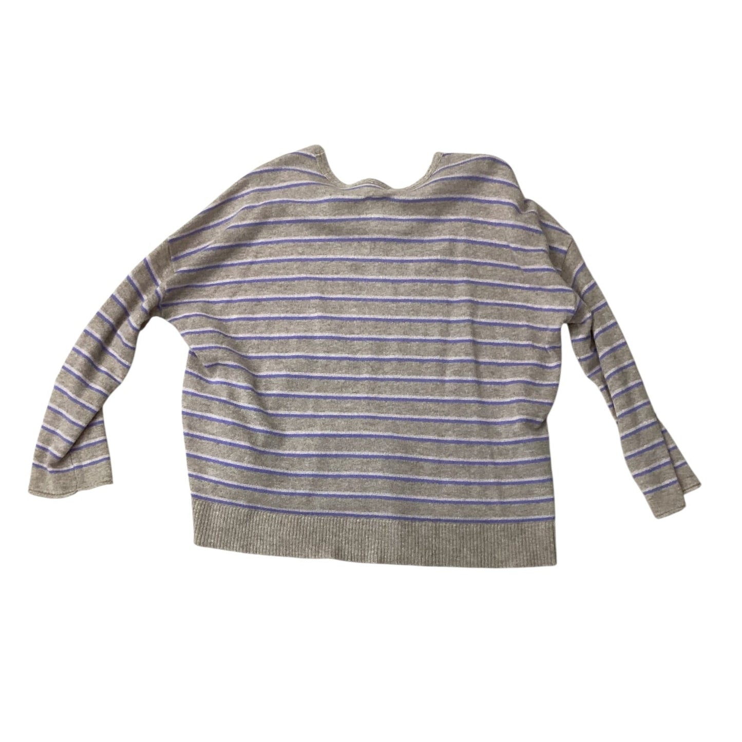 Sweater By Maeve In Purple & Tan, Size:Xl