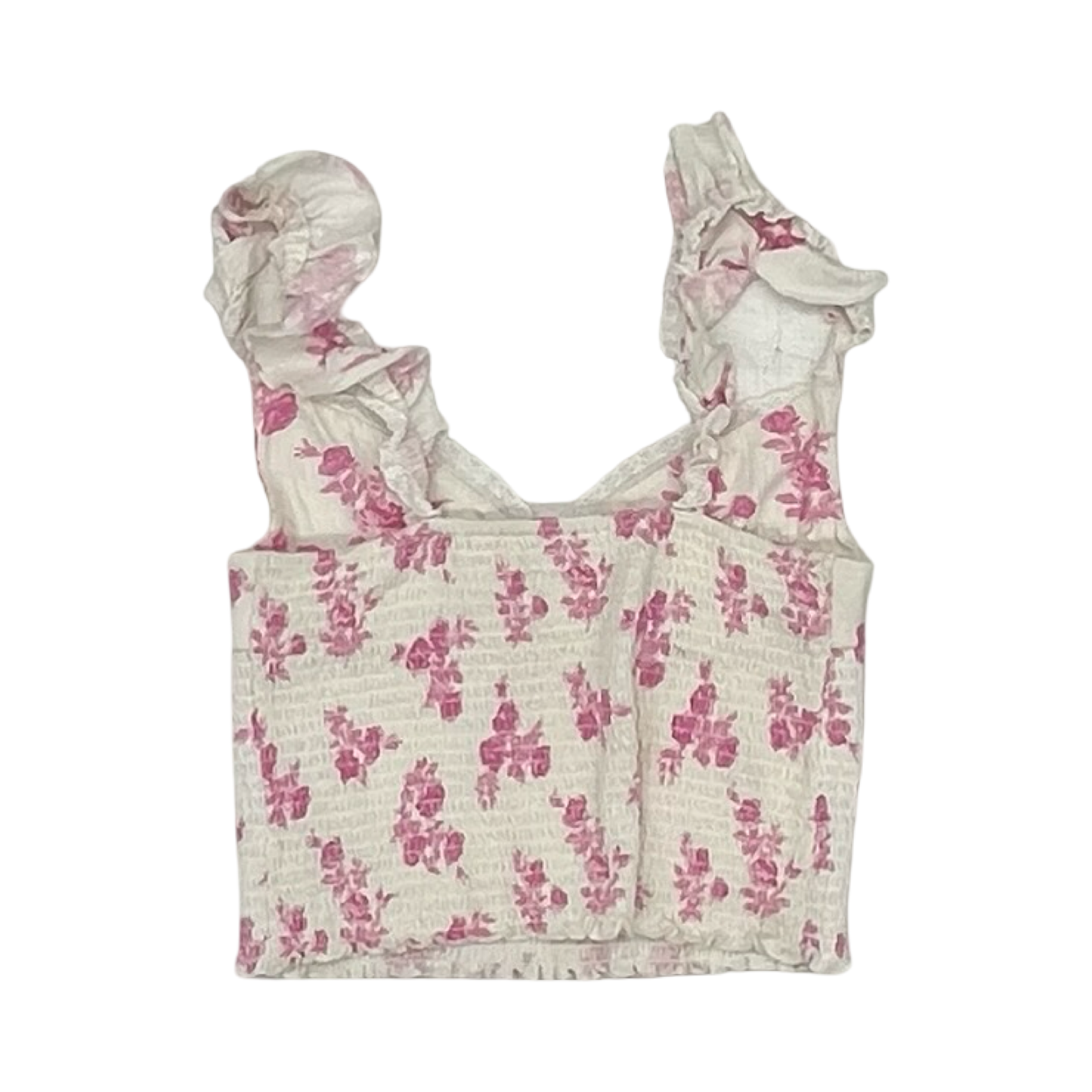 Blouse Sleeveless By Bdg In Pink & White, Size:Xl