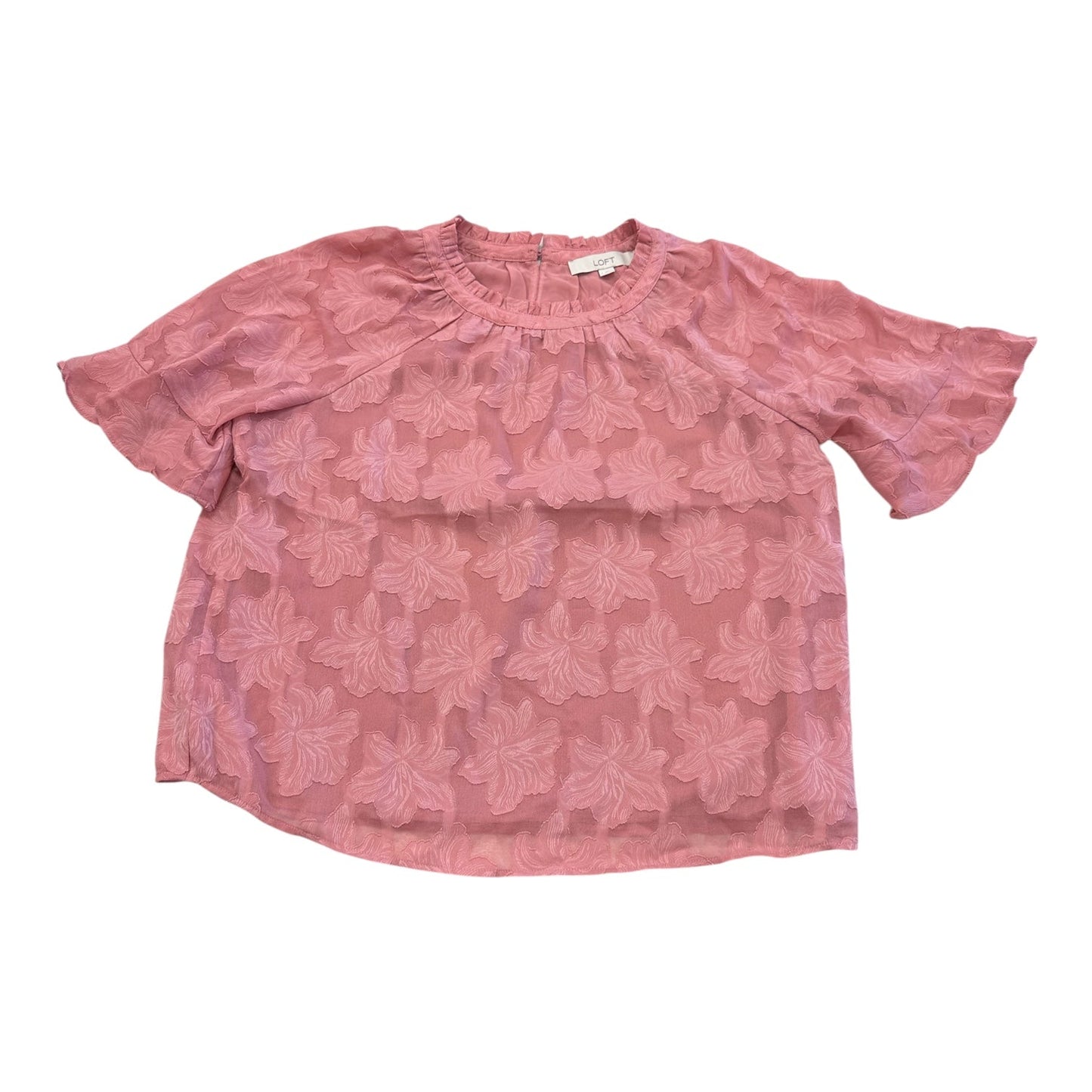 Top Ss By Loft In Pink, Size:S