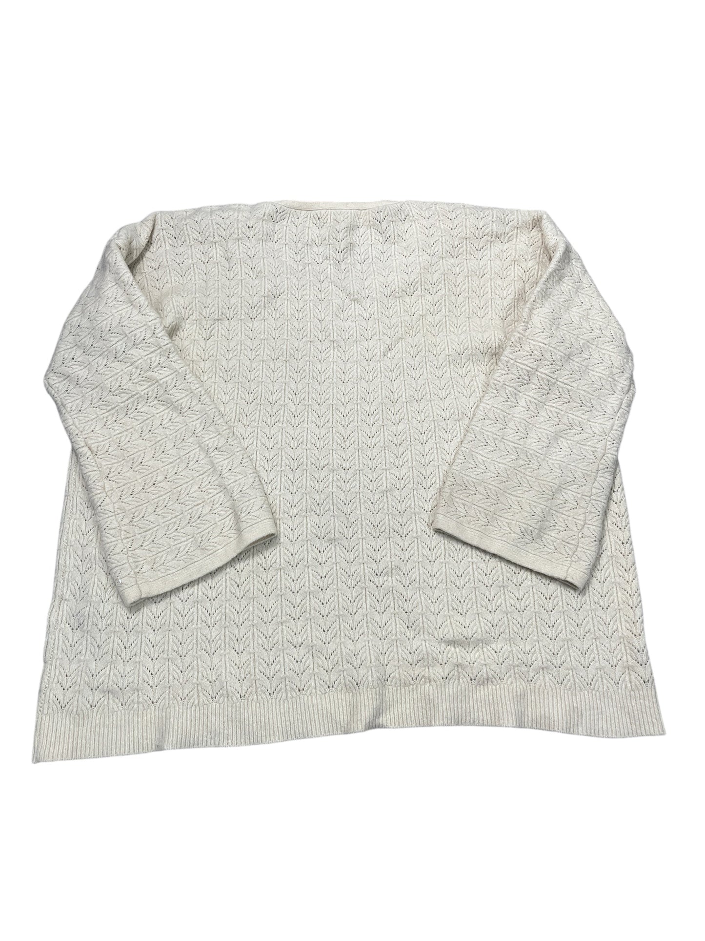 Sweater By Chicos In Cream, Size:Xl