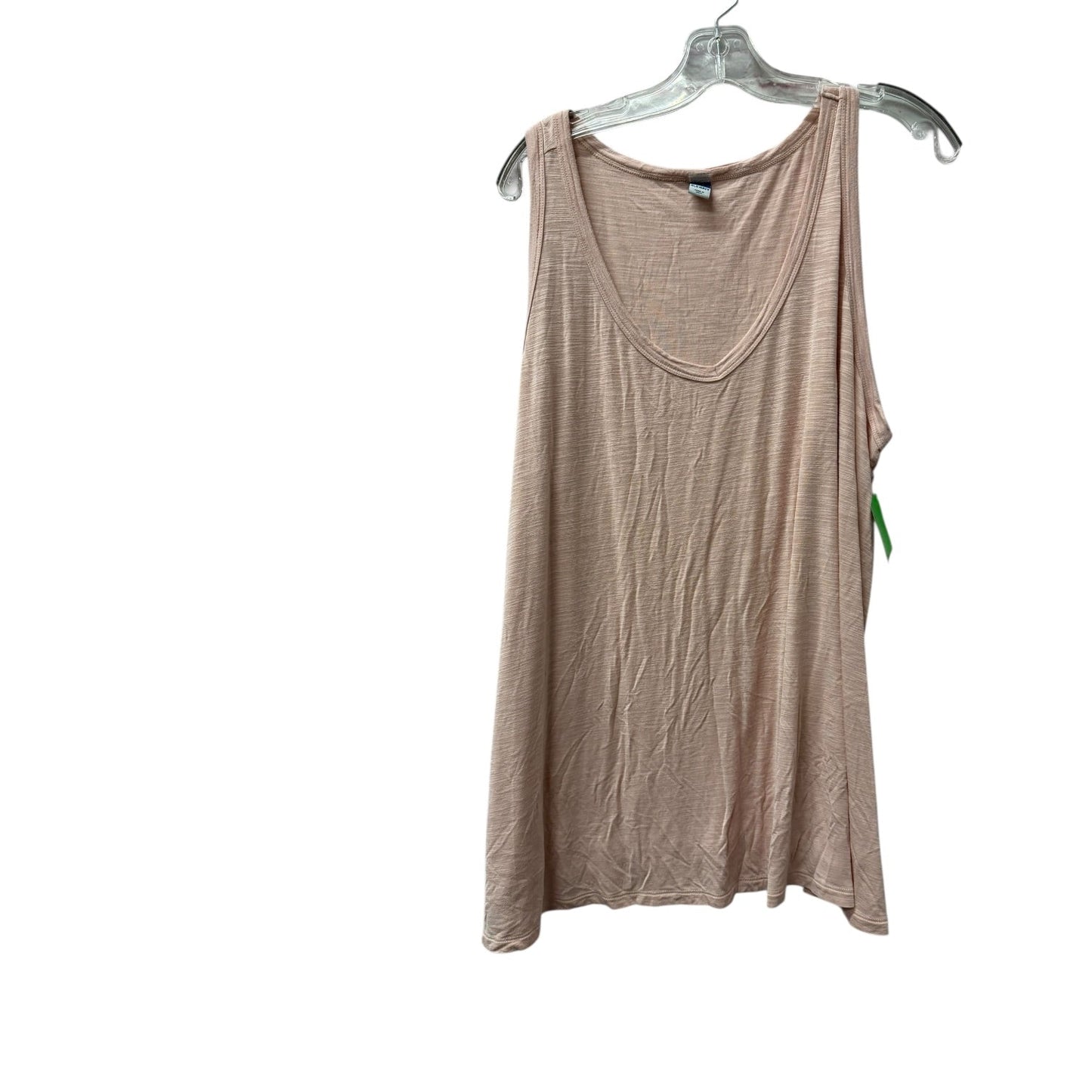 Top Sleeveless Basic By Old Navy In Pink, Size:3X