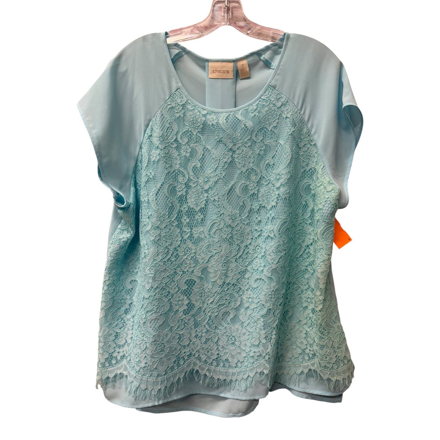 Top Ss By Chicos In Blue, Size:Xl
