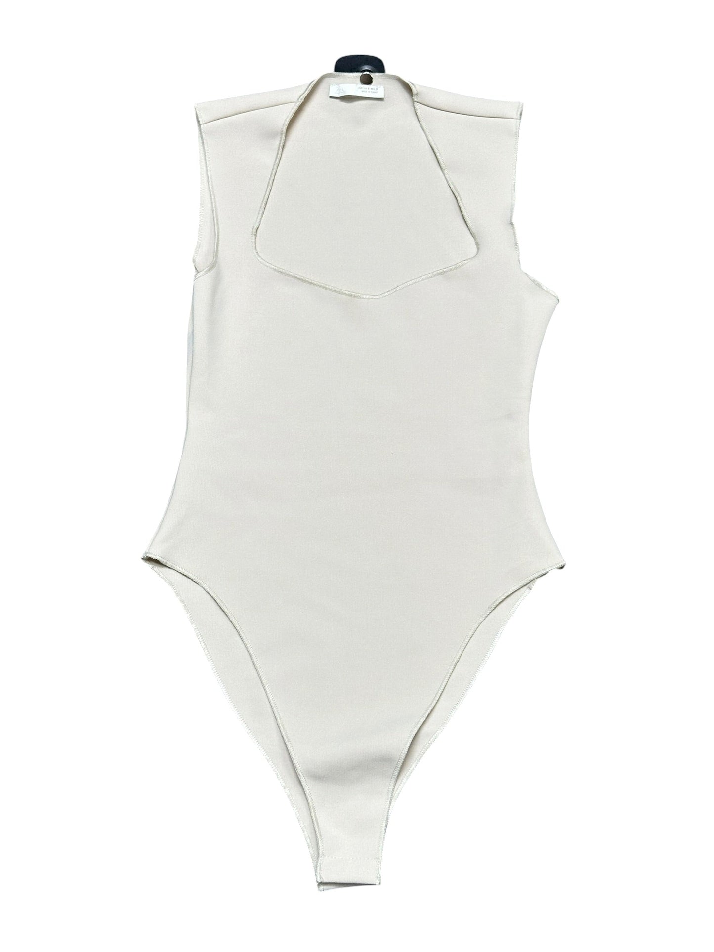 Bodysuit By Zara In Tan, Size:S