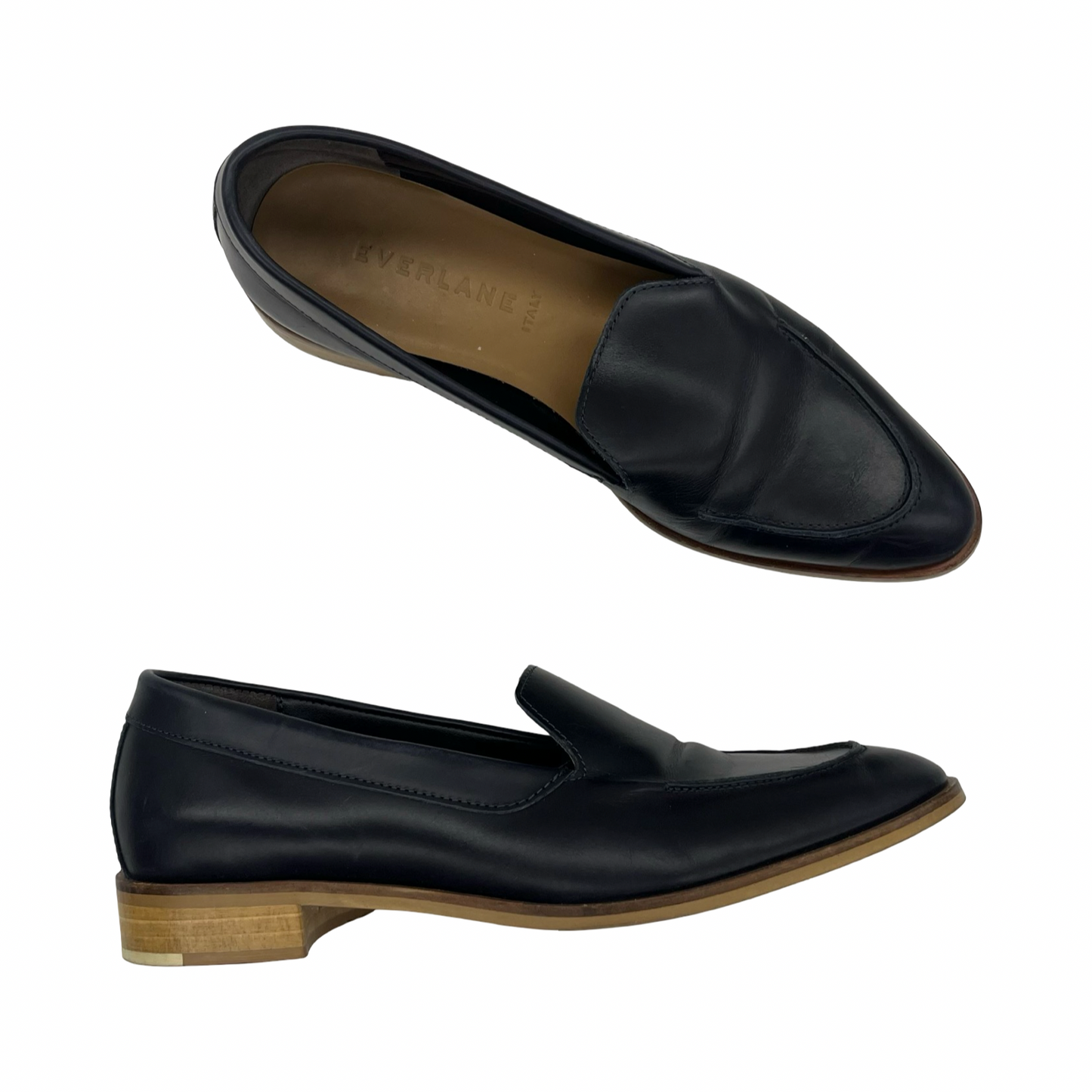 Shoes Flats By Everlane In Navy, Size:10