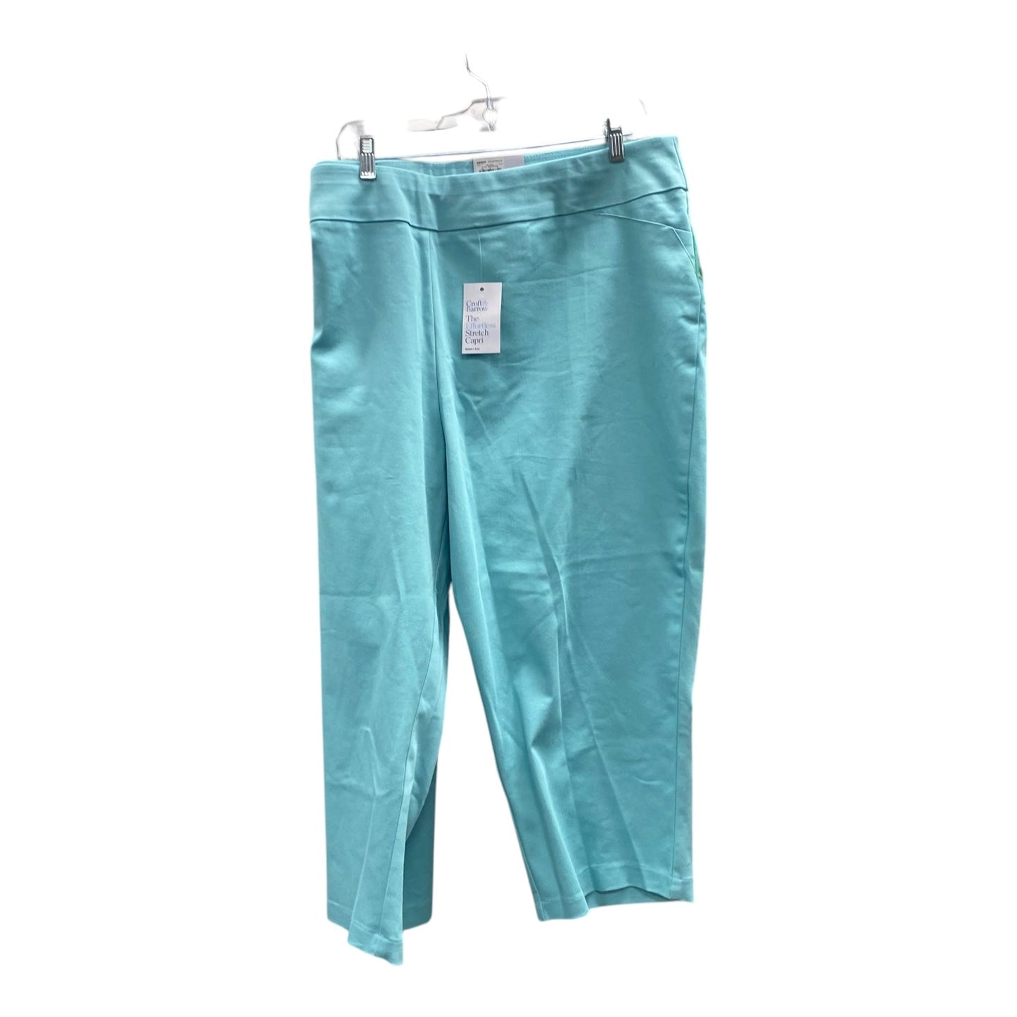Pants Dress By Croft And Barrow In Teal, Size:26