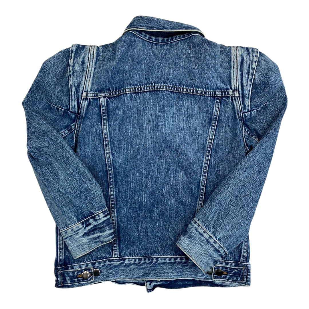 Jacket Denim By Frame In Blue Denim, Size:S