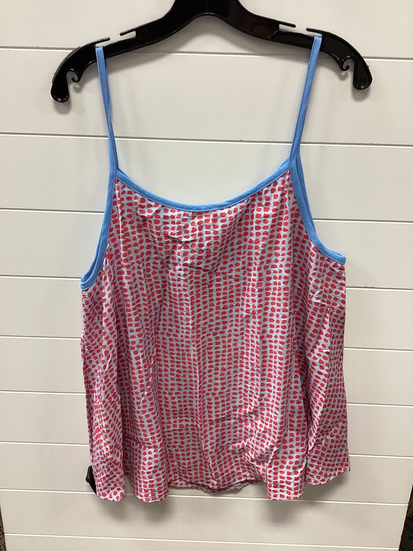 Top Sleeveless By Ces Femme In Blue & Red, Size:3X