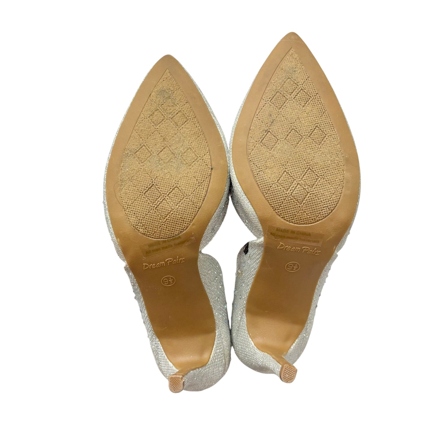 Shoes Heels Stiletto By Dream Pairs In Silver, Size: 9.5