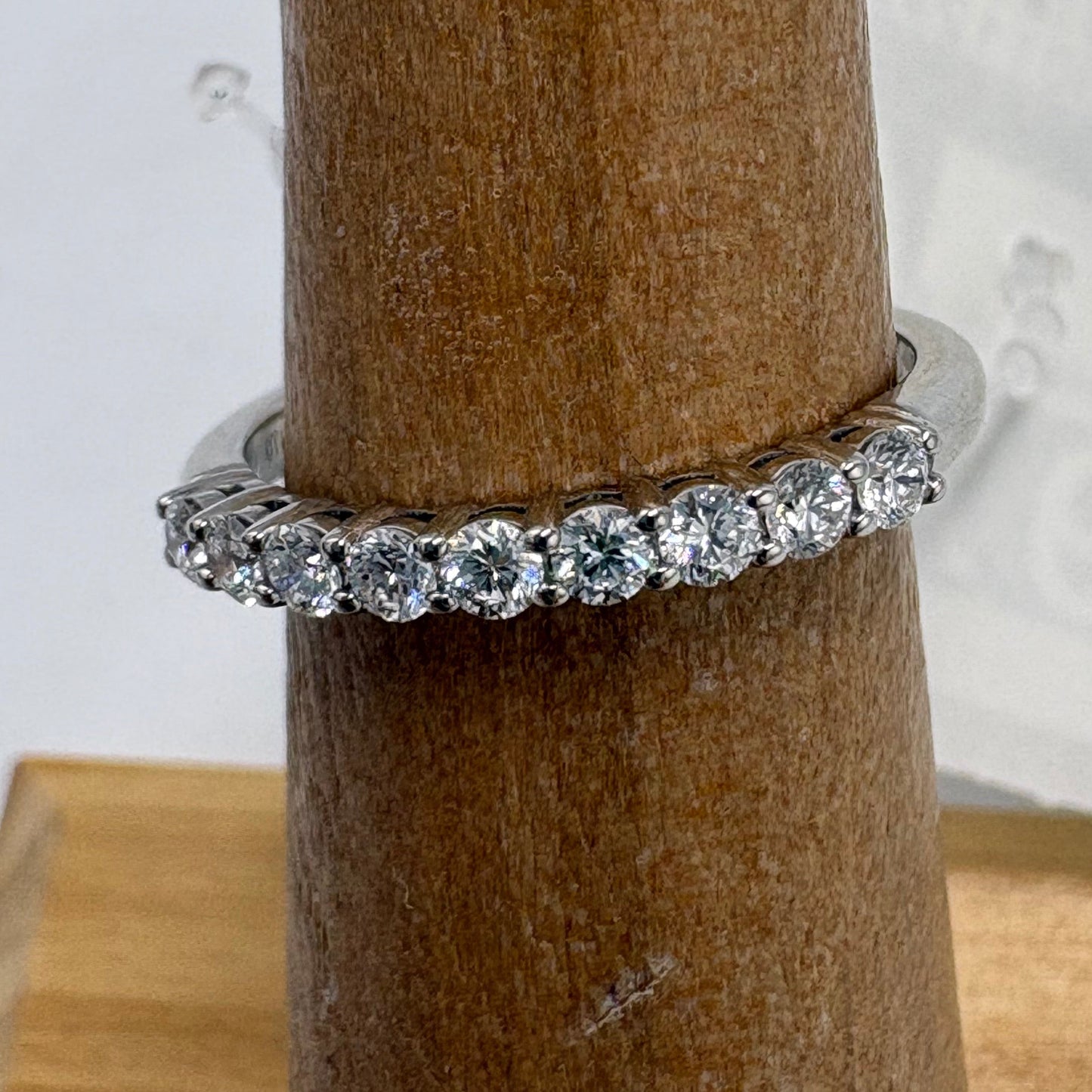 Tiffany & Company Forever Diamond Luxury Ring in Platinum, Size: 5.5