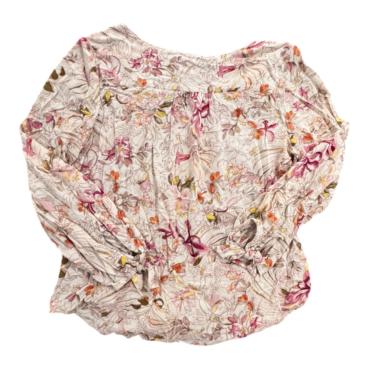 Top Ls By Maeve In Floral Print, Size:S