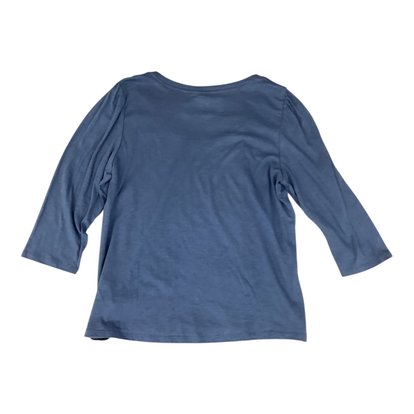 Top 3/4 Sleeve By Maurices In Blue, Size:L