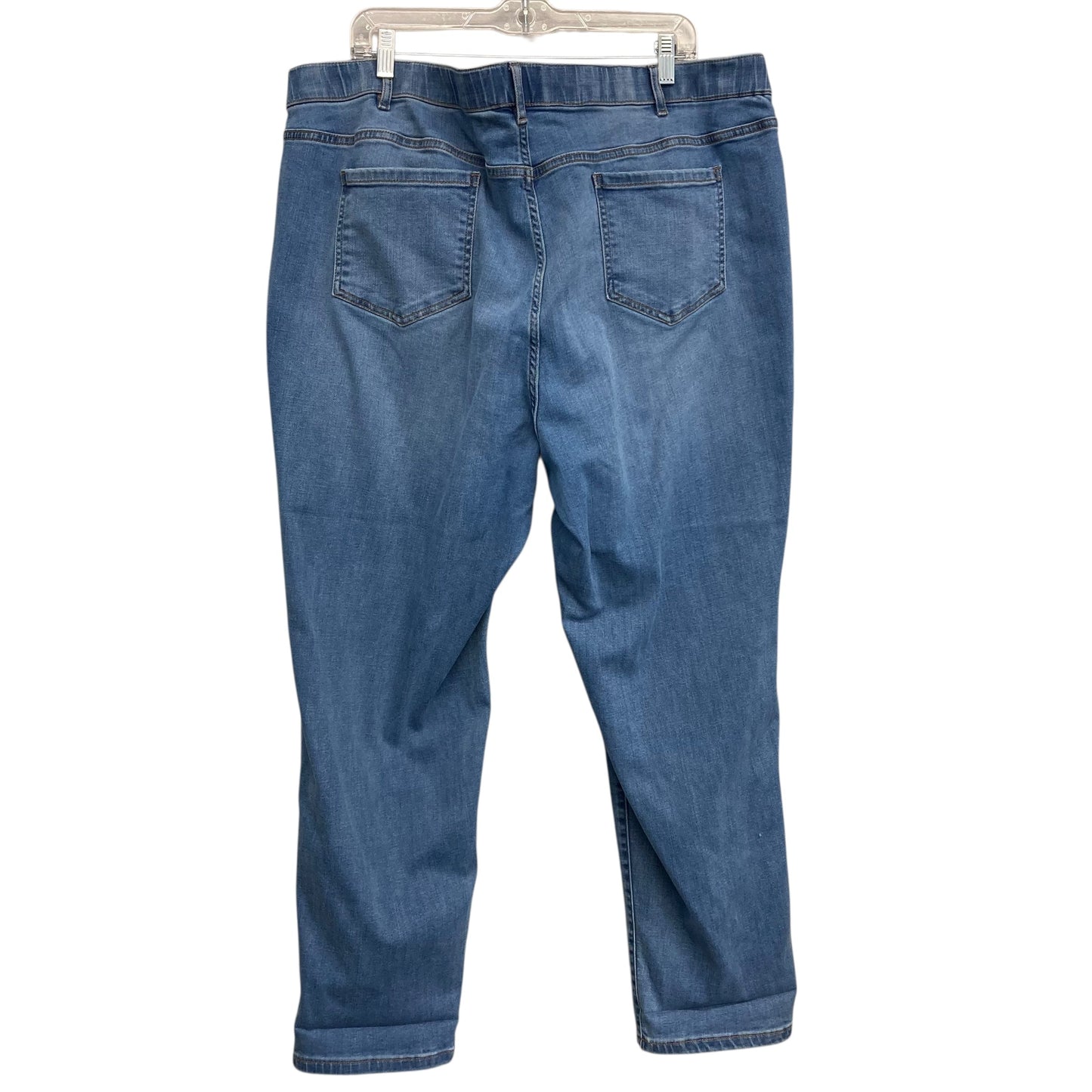 Jeans Straight By J. Jill In Blue Denim, Size:24