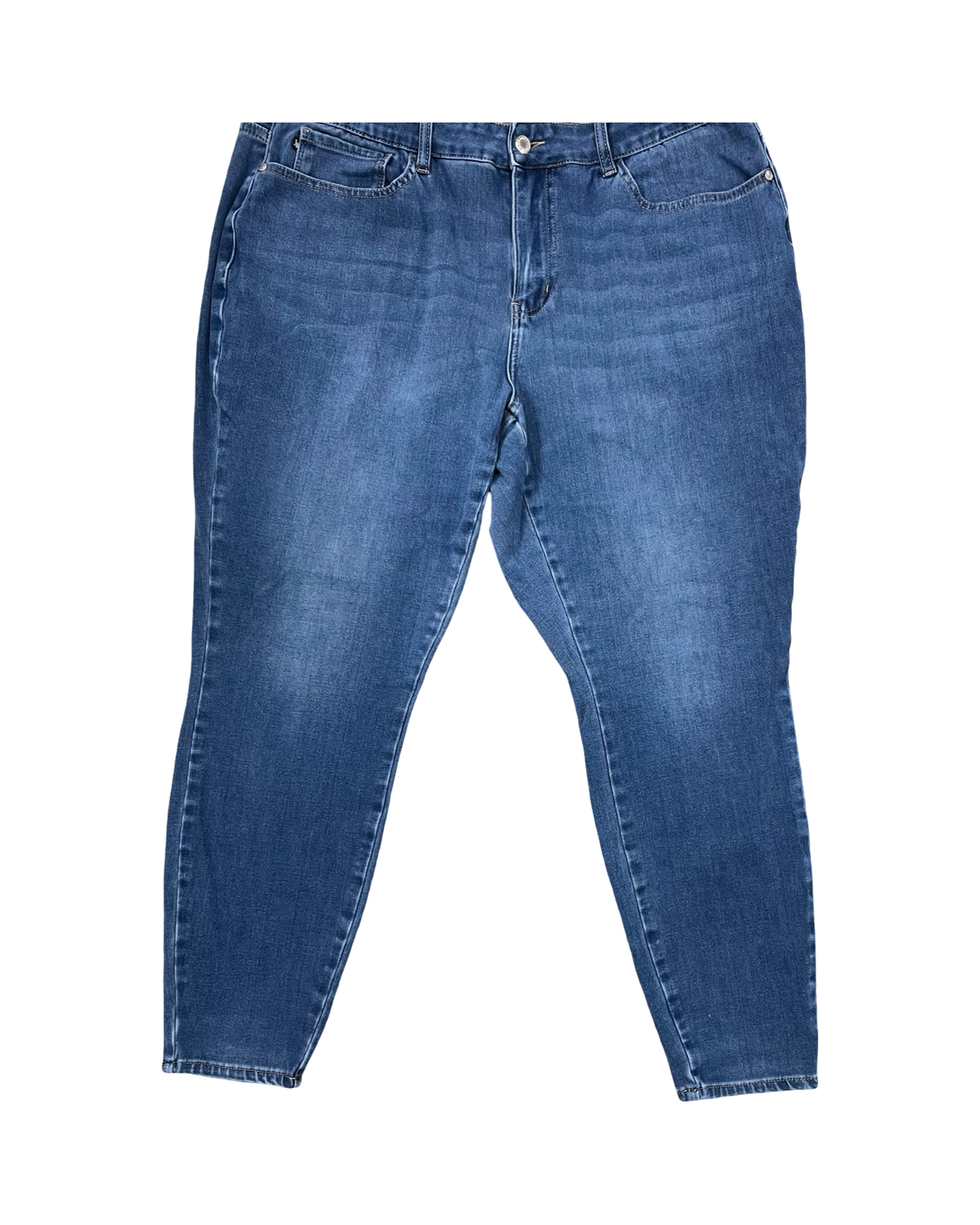Jeans Skinny By Judy Blue In Blue Denim, Size:20