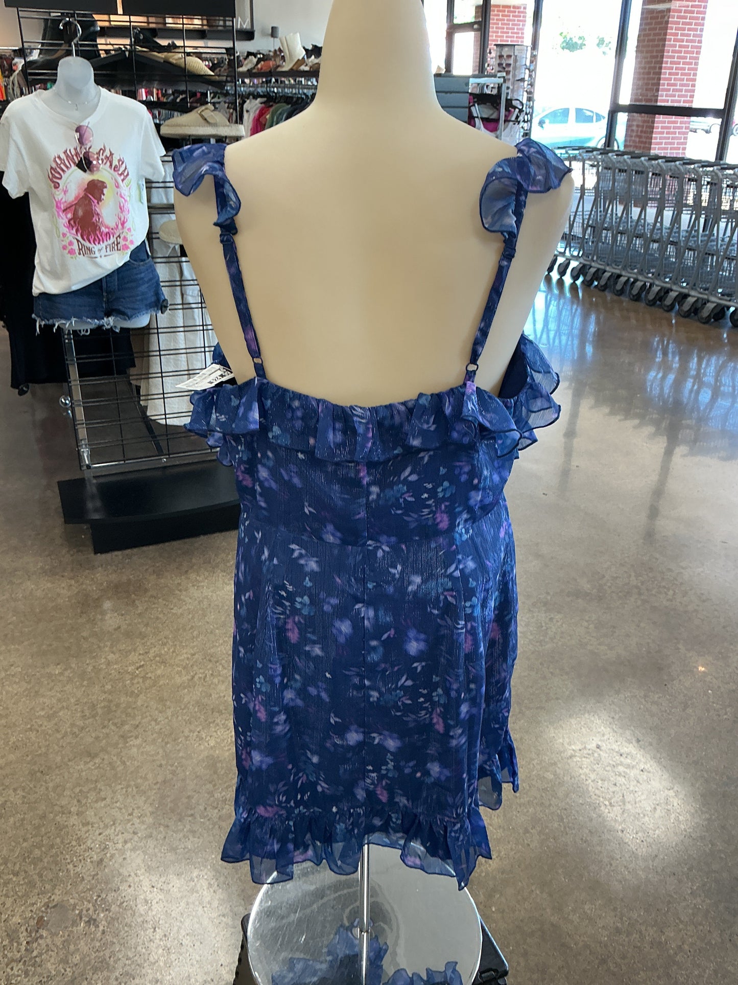 Dress Casual Short By French Connection In Blue, Size:12