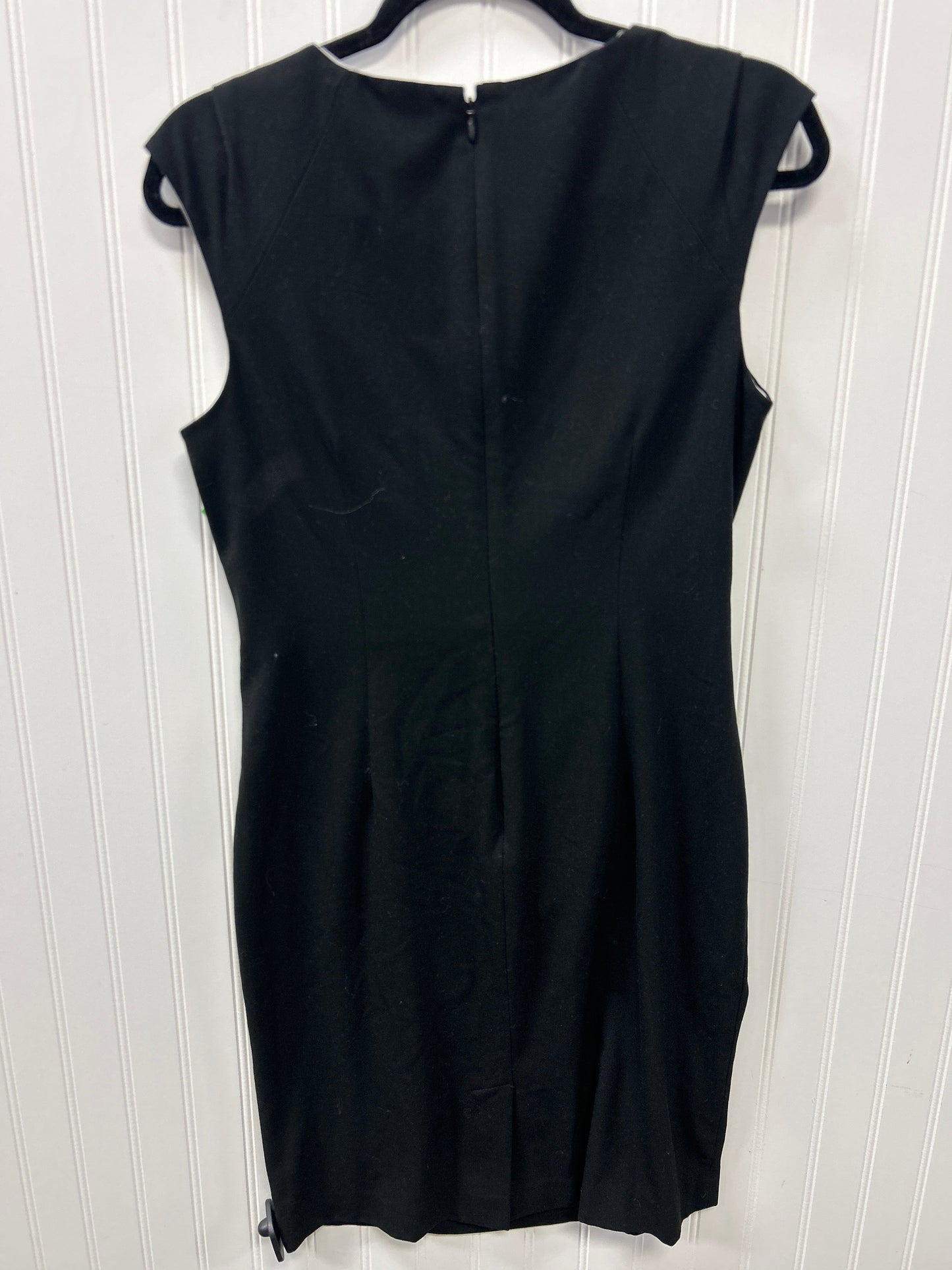 Dress Casual Midi By Calvin Klein In Black, Size:8