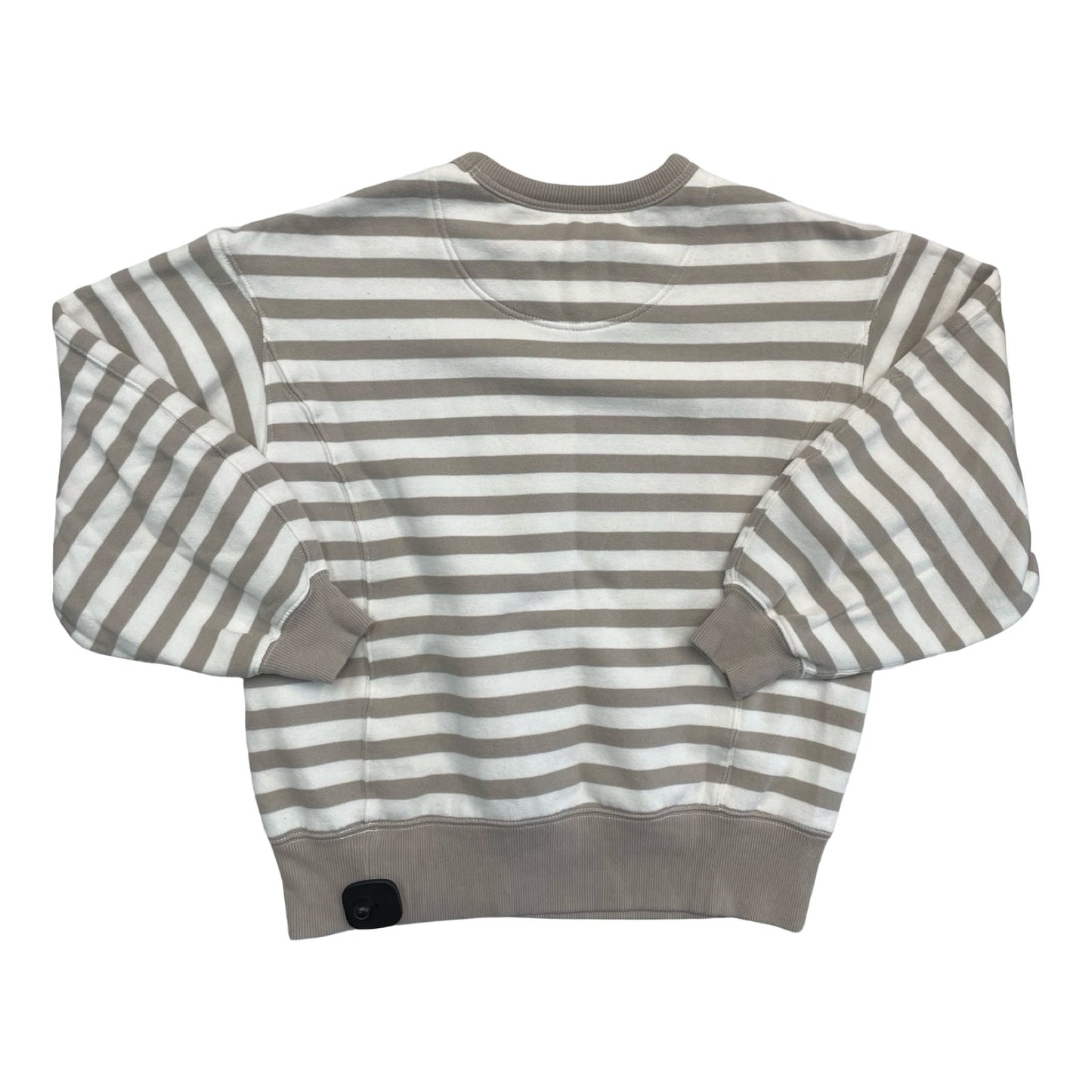 Sweatshirt Crewneck By Aerie In Tan & White, Size:Xxs