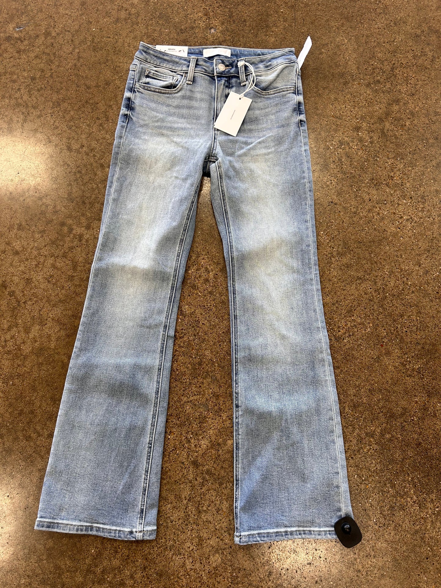 Jeans Boot Cut By Vervet In Blue Denim, Size:6