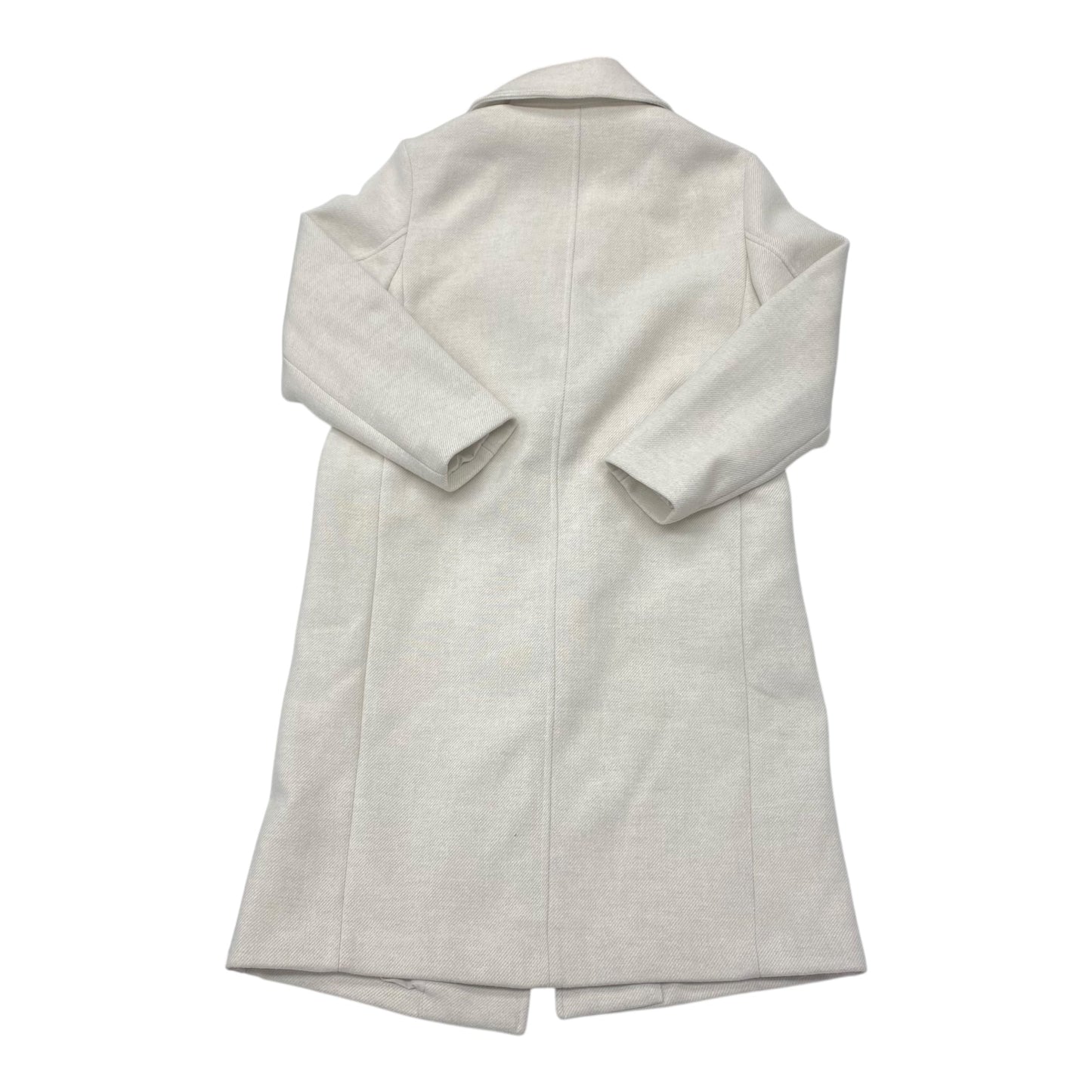 Coat Peacoat By H&M In Cream, Size:S