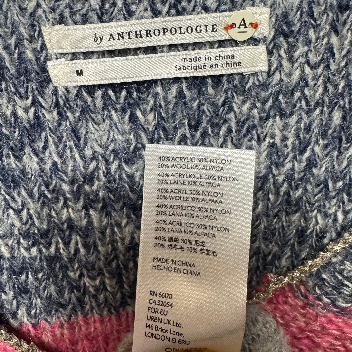 Sweater By Anthropologie In Multi-colored, Size: M