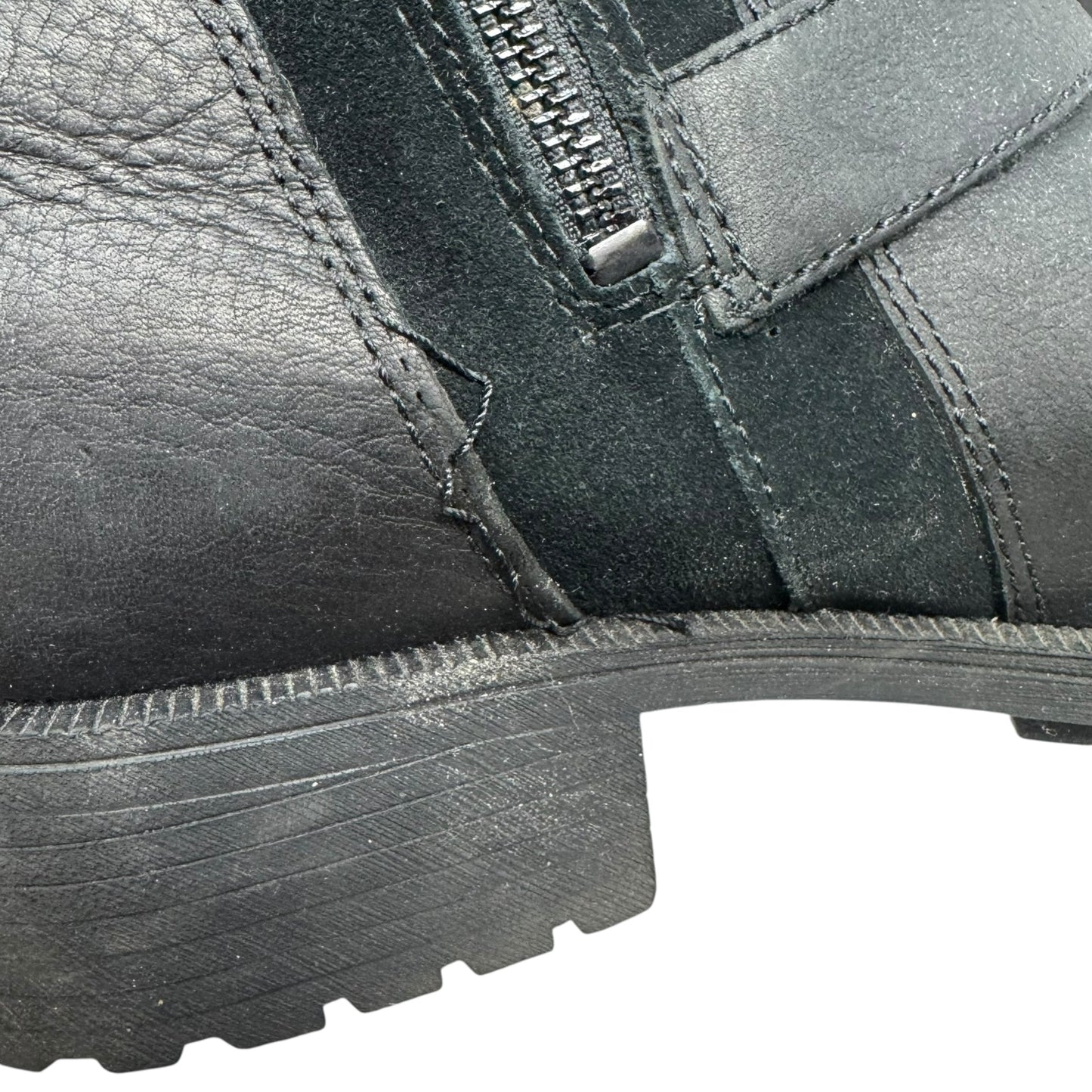 Wilde Moto Boots Designer By Ugg In Black, Size: 8