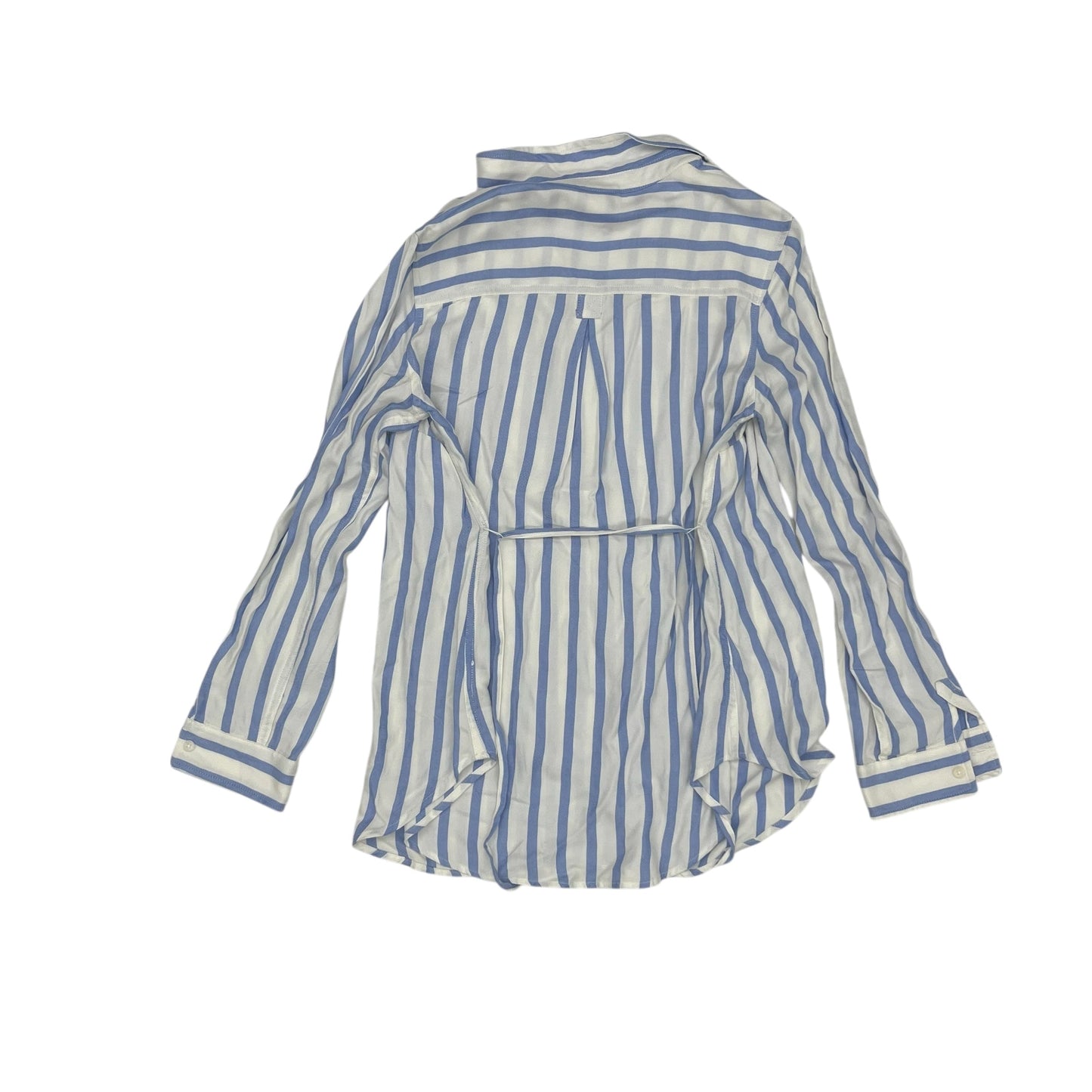 Mat Top Ls By Isabel Maternity In Blue & Cream, Size:M