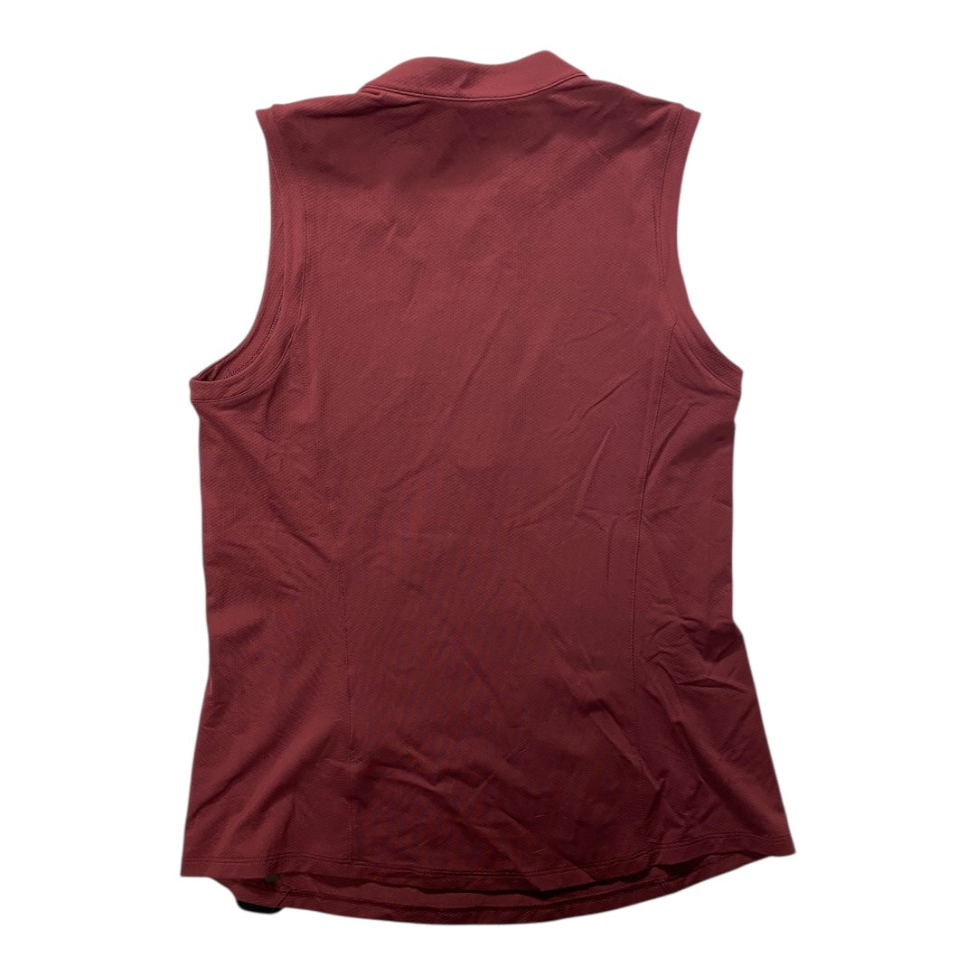 Athletic Tank Top By Puma In Maroon, Size:S