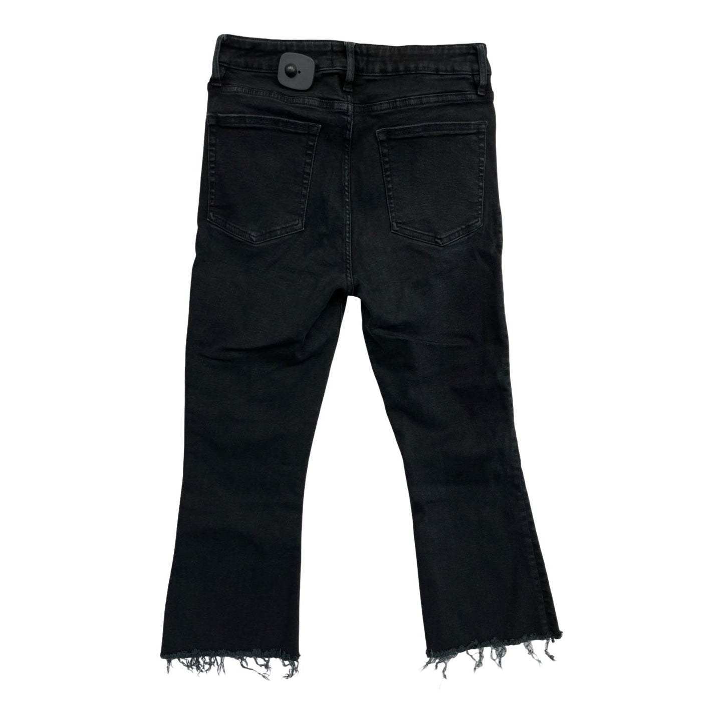 Jeans Boot Cut By Frame In Black Denim, Size:10