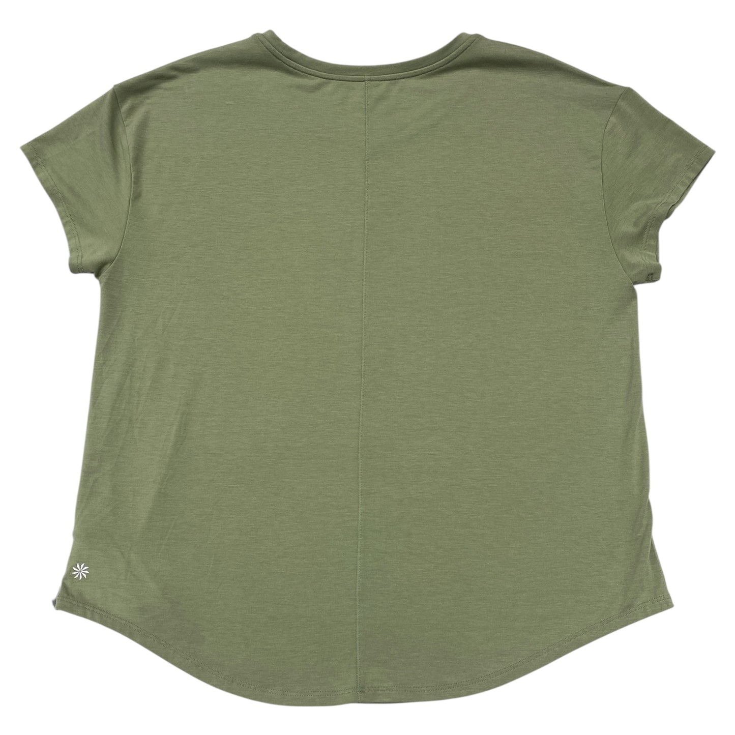 Athletic Top Ss By Athleta In Green, Size:M