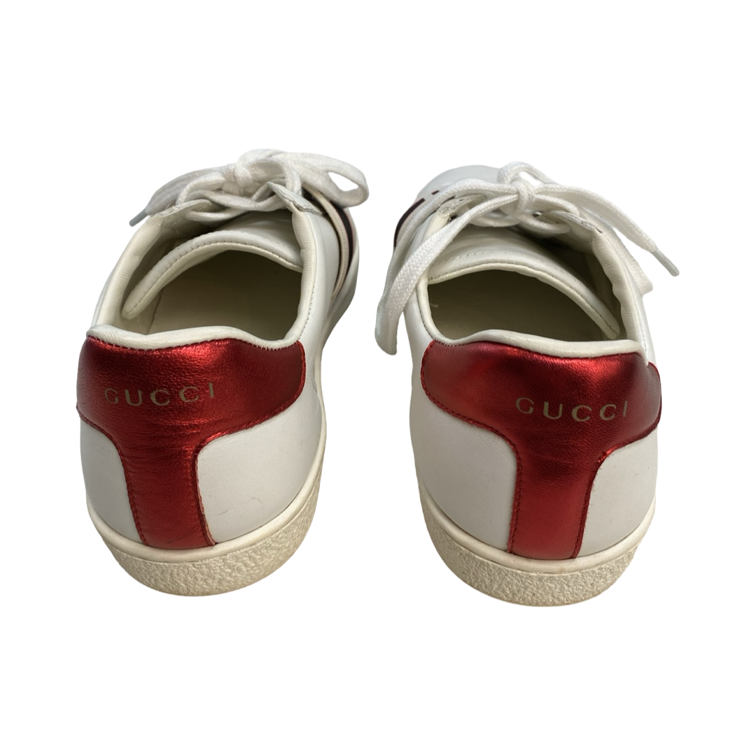 Shoes Luxury Designer By Gucci In Multi, Size:9.5