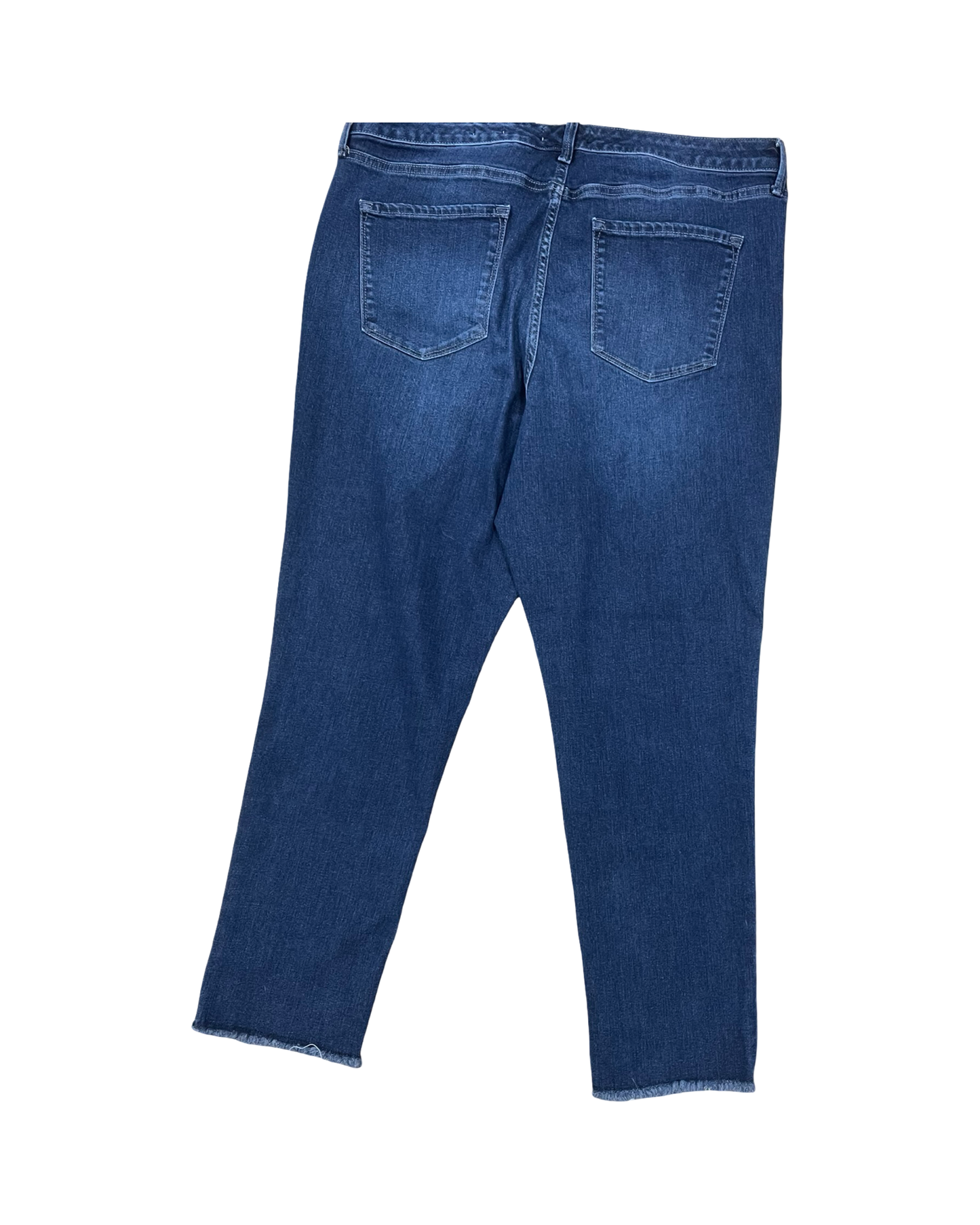 Jeans Cropped By Nine West In Blue Denim, Size:16