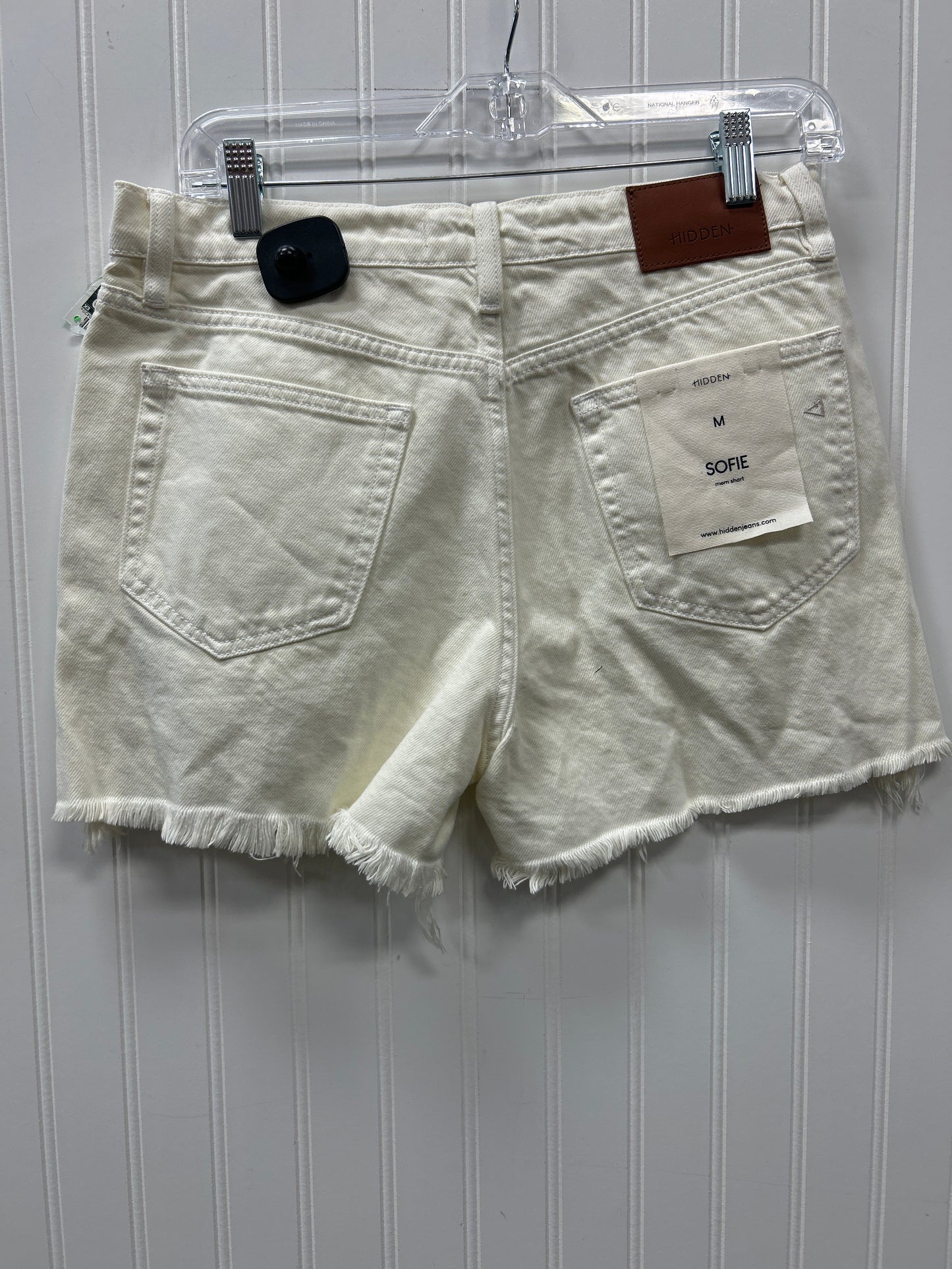 Shorts By Hidden In Cream Denim, Size:M NWT