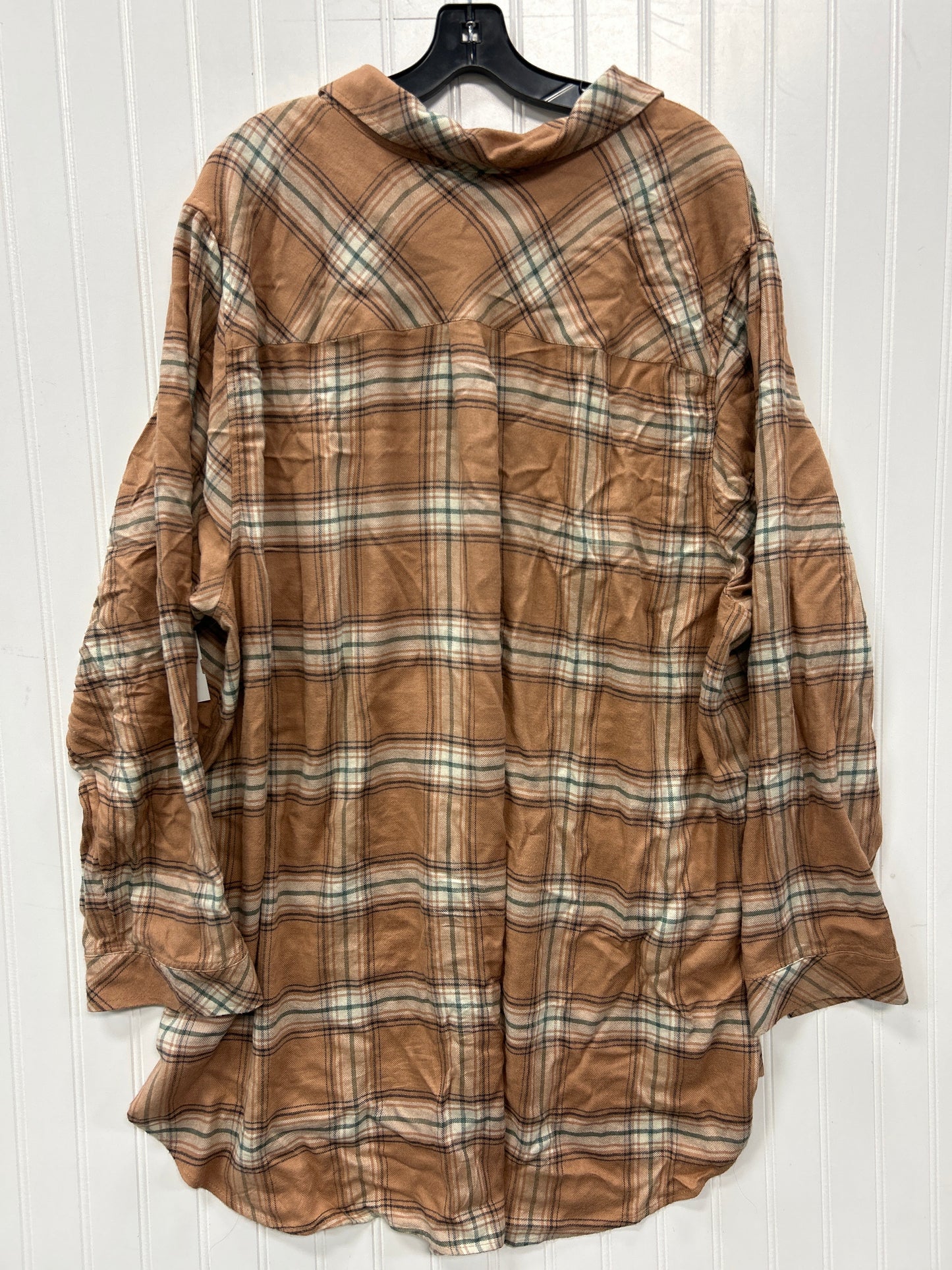 Top Ls By Torrid In Tan, Size:4X