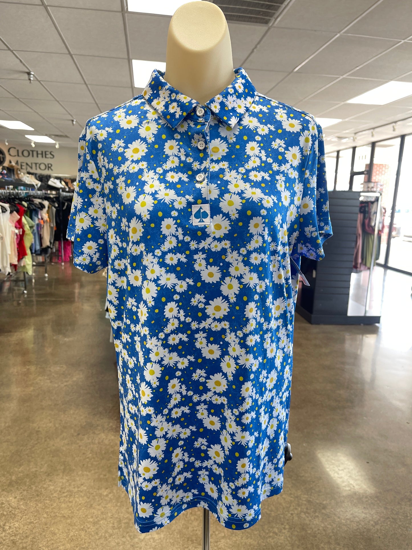 Athletic Top Ss By Clothes Mentor In Blue, Size:Xl